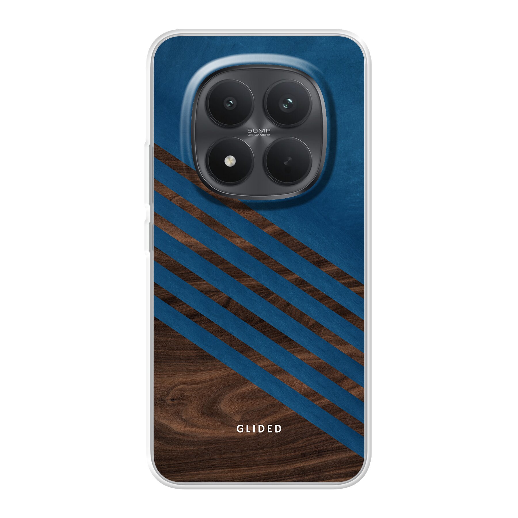 Blue Wood - Xiaomi Poco M8 Pro Handyhülle