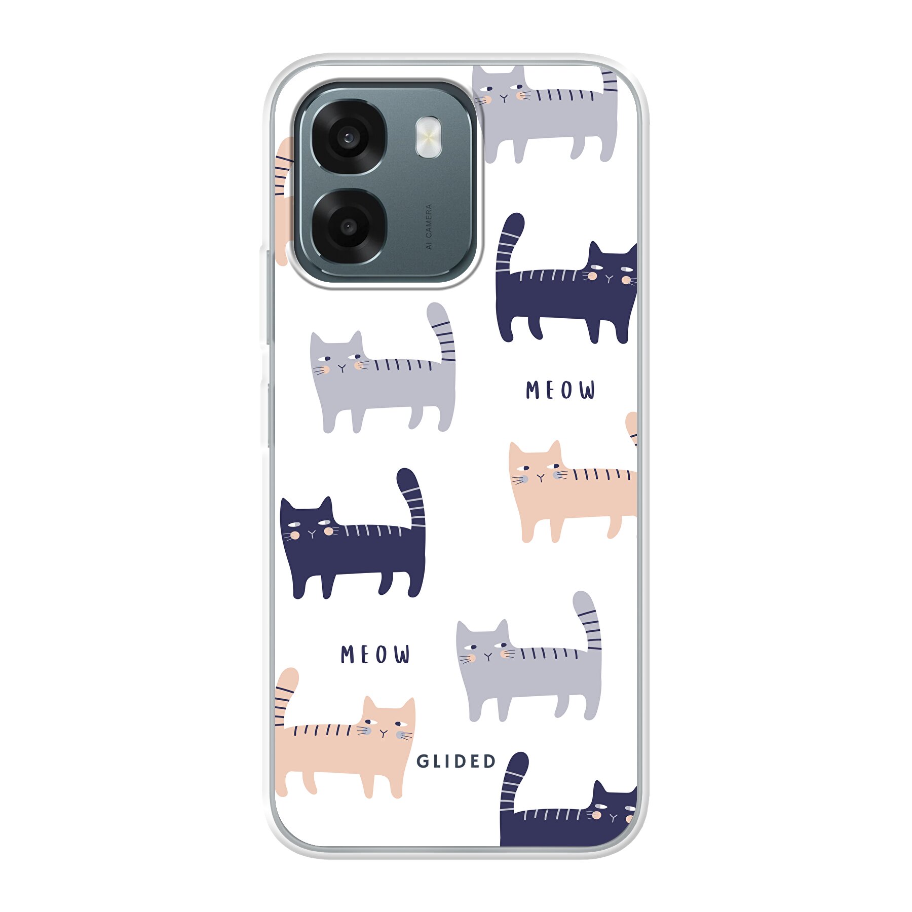 Purrfection - Oppo A6 5G Handyhülle