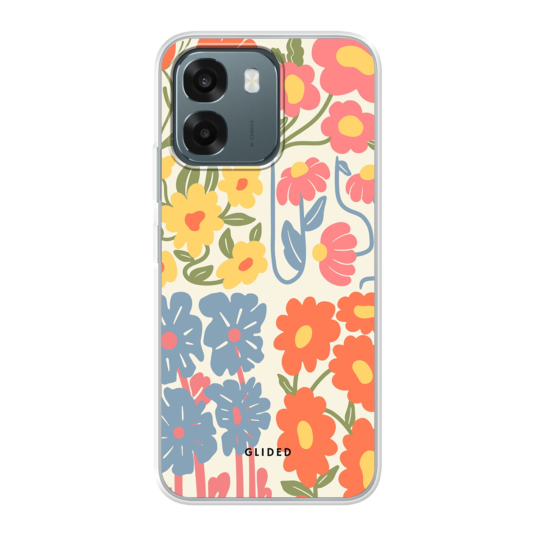 Colorful Flowy - Oppo A6 5G Handyhülle