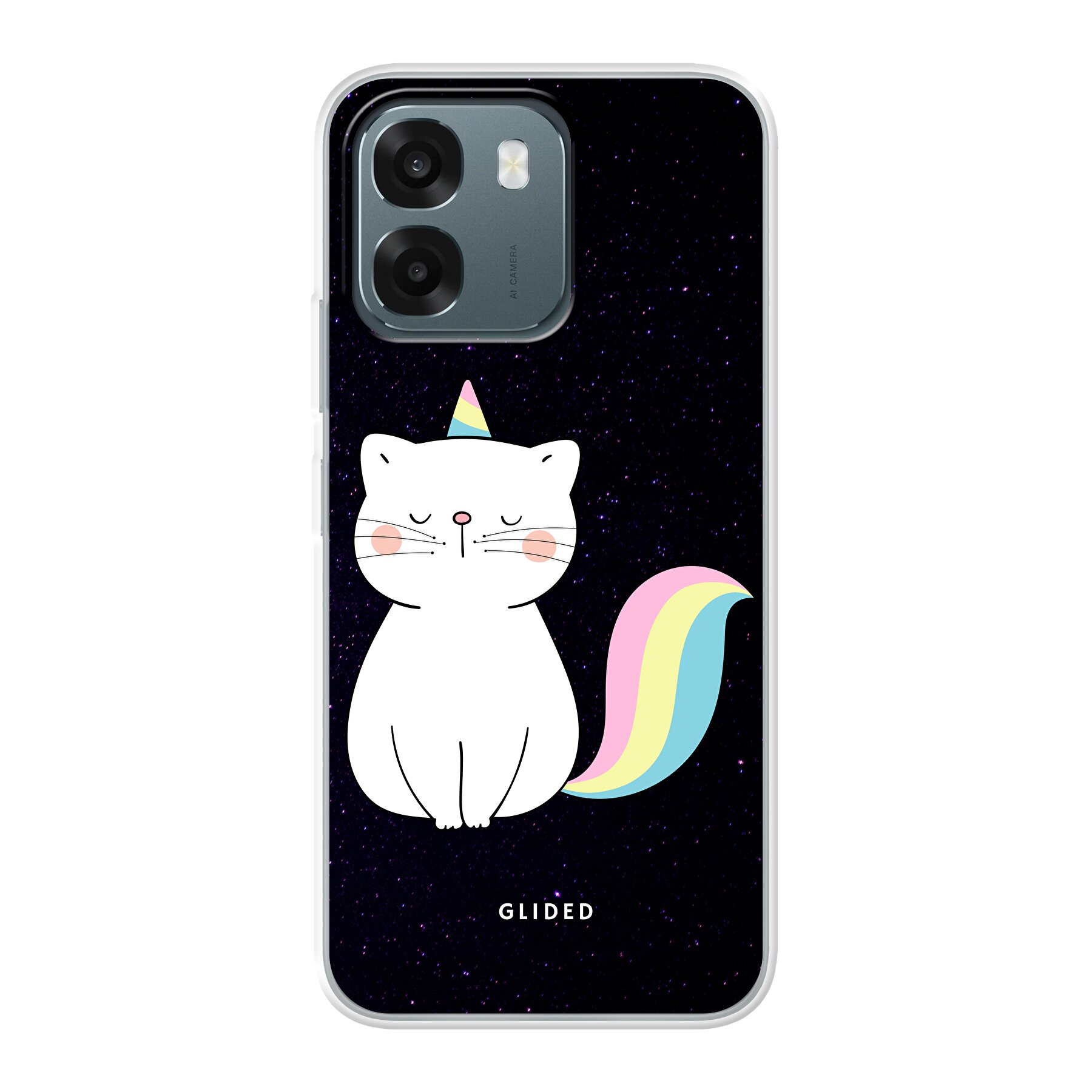 Unicorn Cat - Oppo A6s 4G Handyhülle