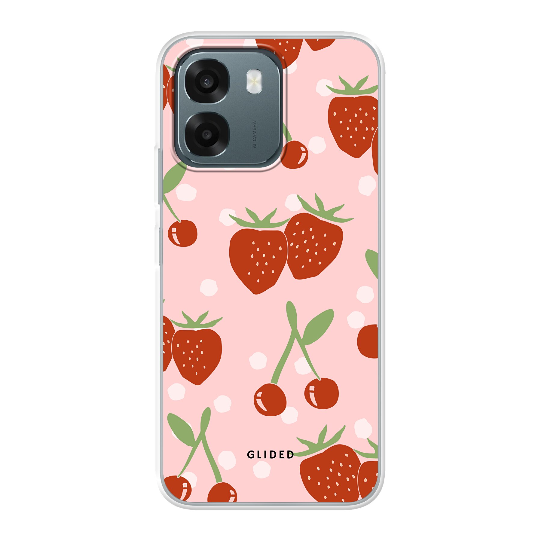 Cherry meets Strawberry - Oppo A6s 4G Handyhülle