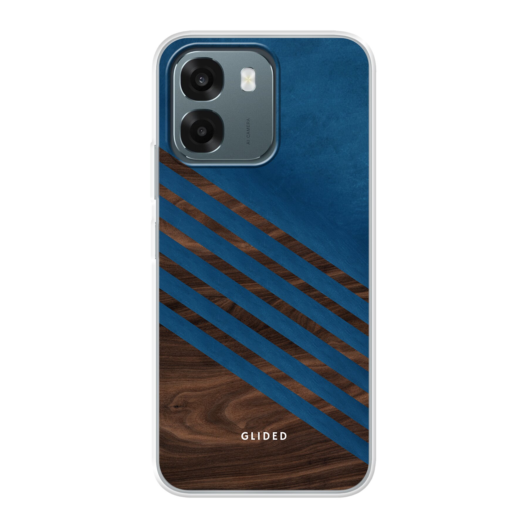 Blue Wood - Oppo A6 4G Handyhülle