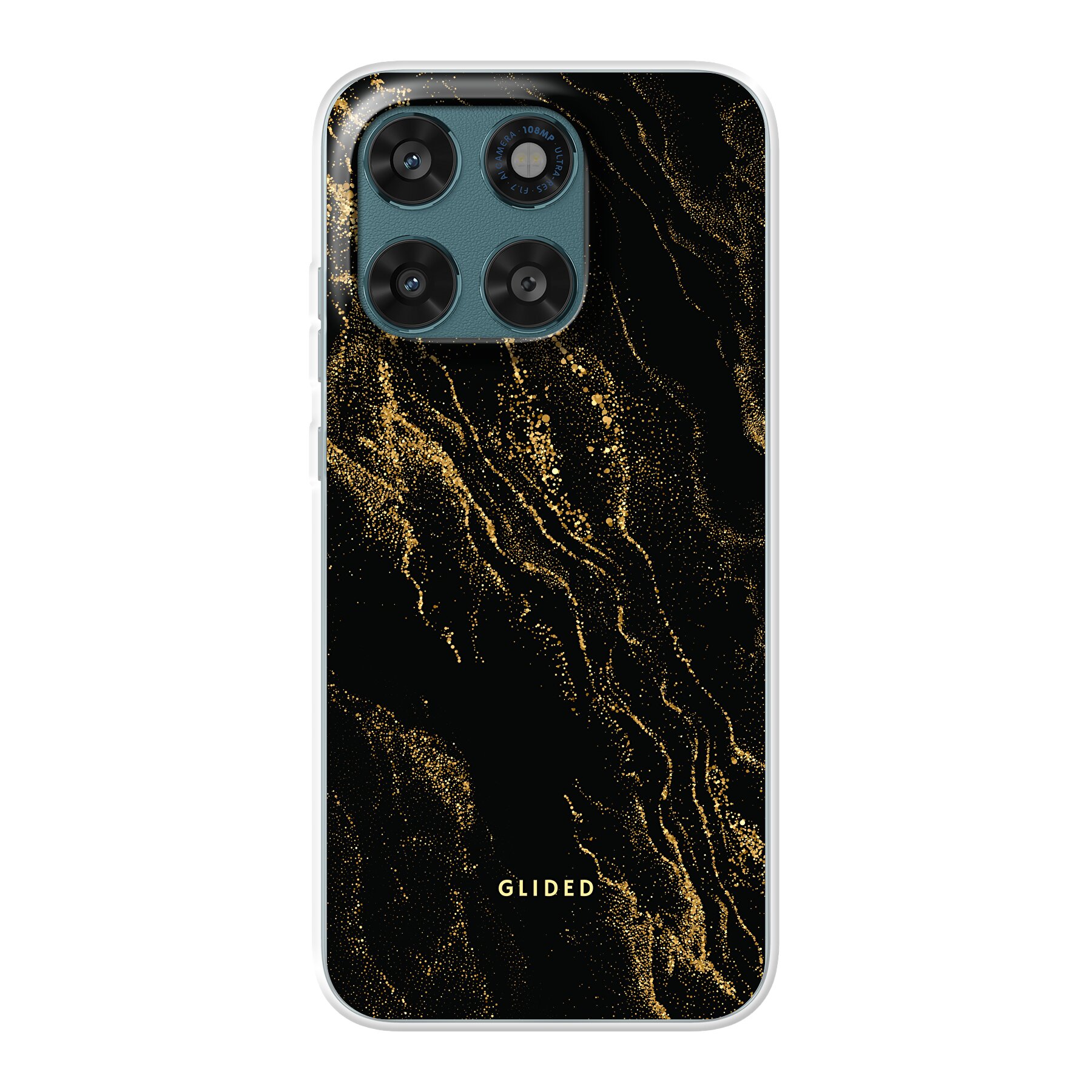 Black Marble - Motorola Moto G77 Handyhülle