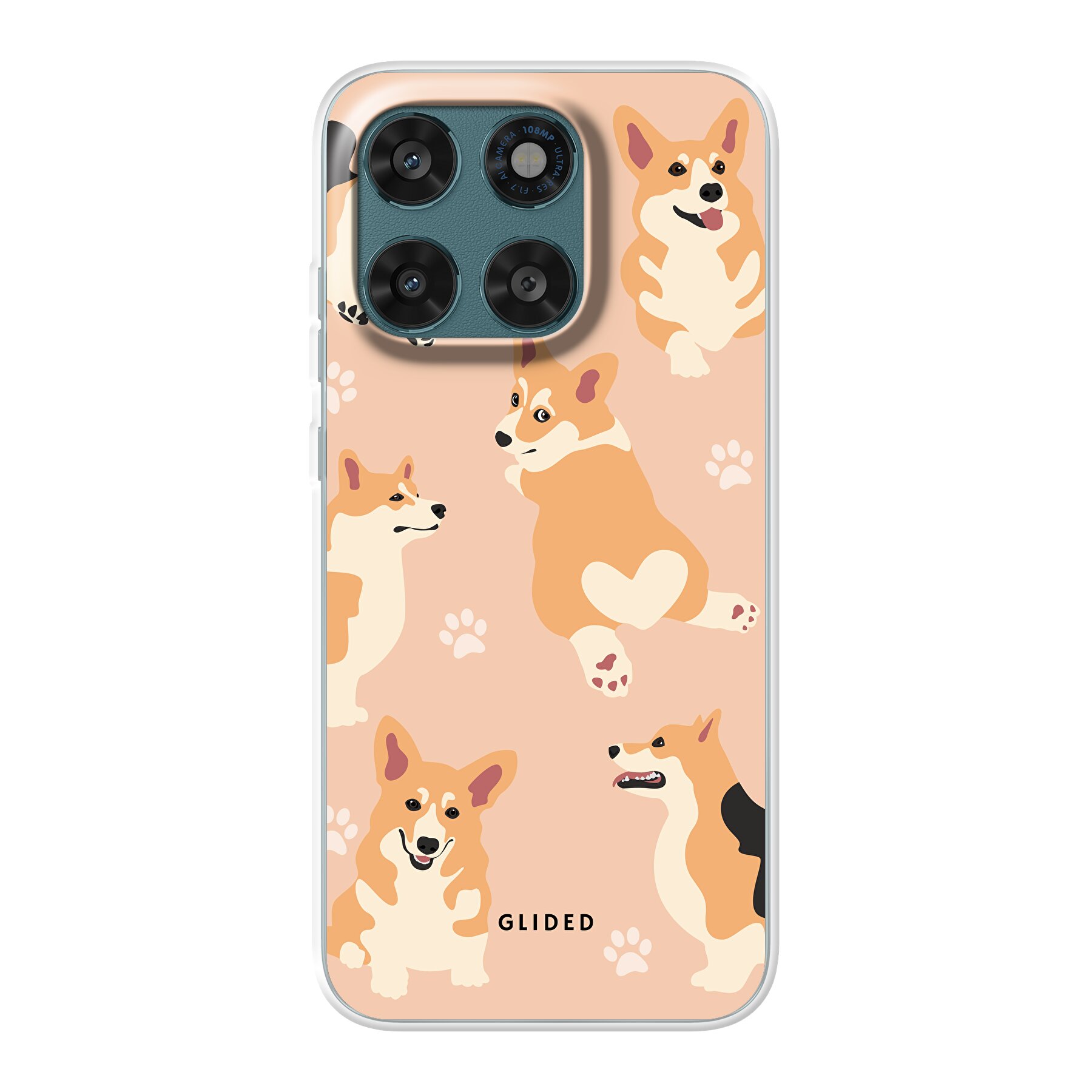 Corgi Love - Motorola Moto G77 Handyhülle