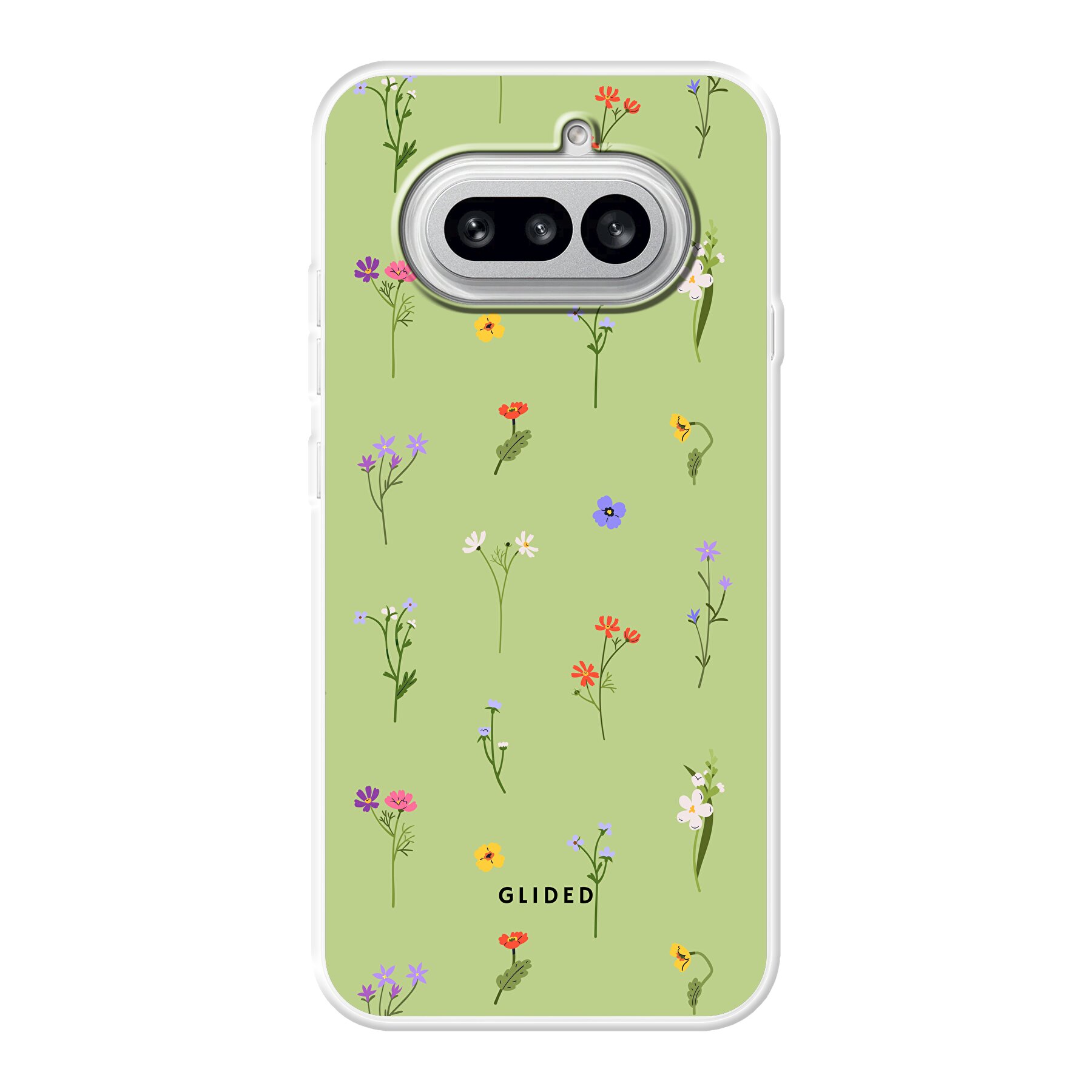 Green Floral - Nothing Phone 4a Handyhülle