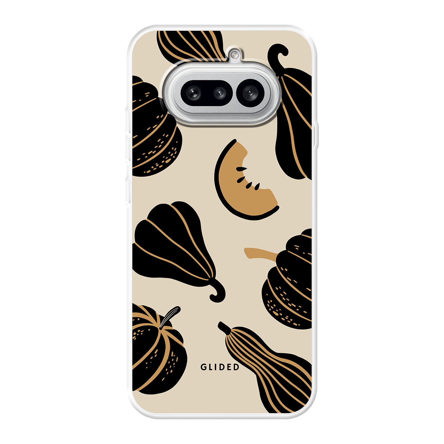 Beige and Black Pumpkin - Nothing Phone 4a Handyhülle