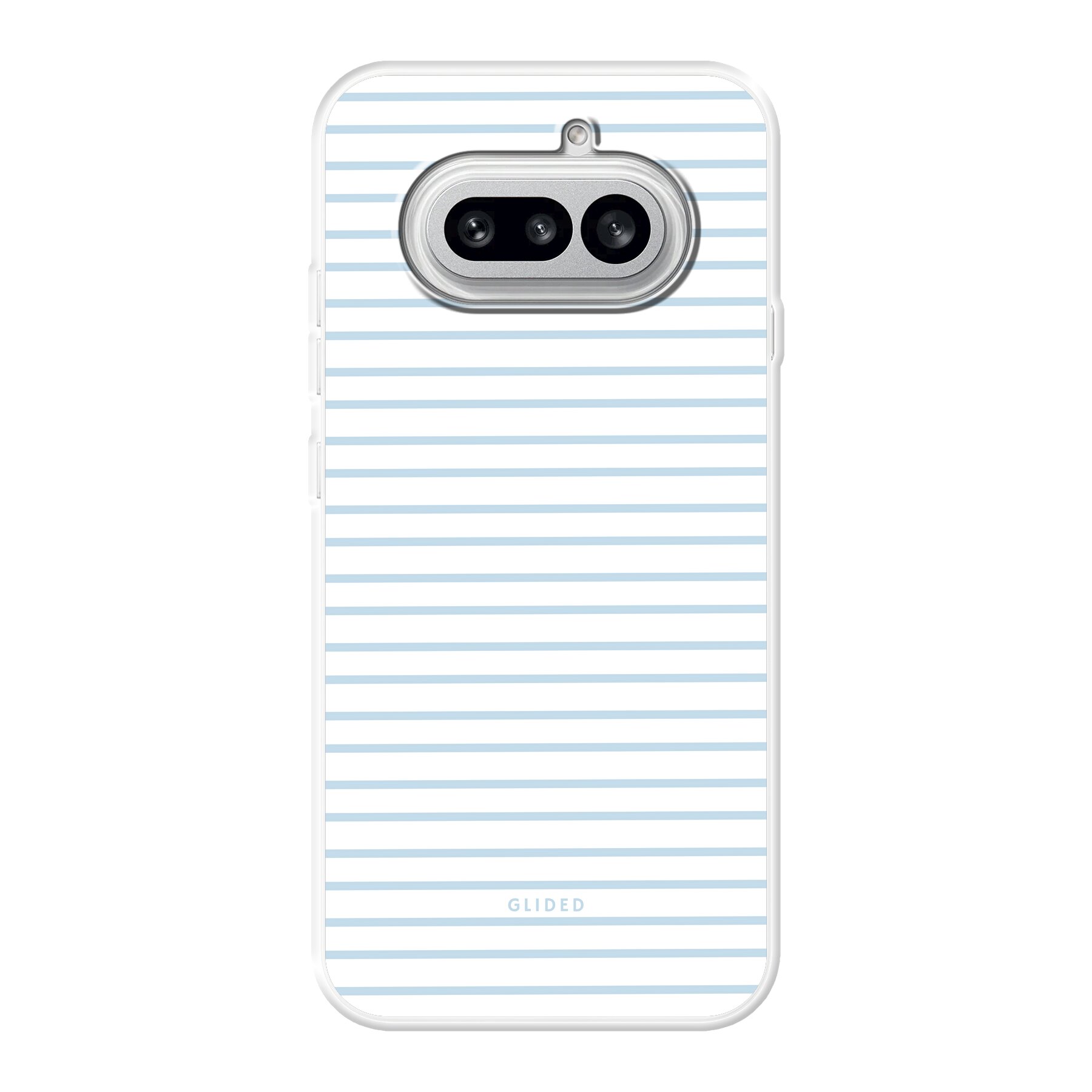 Blue & White Stripes - Nothing Phone 4a Handyhülle