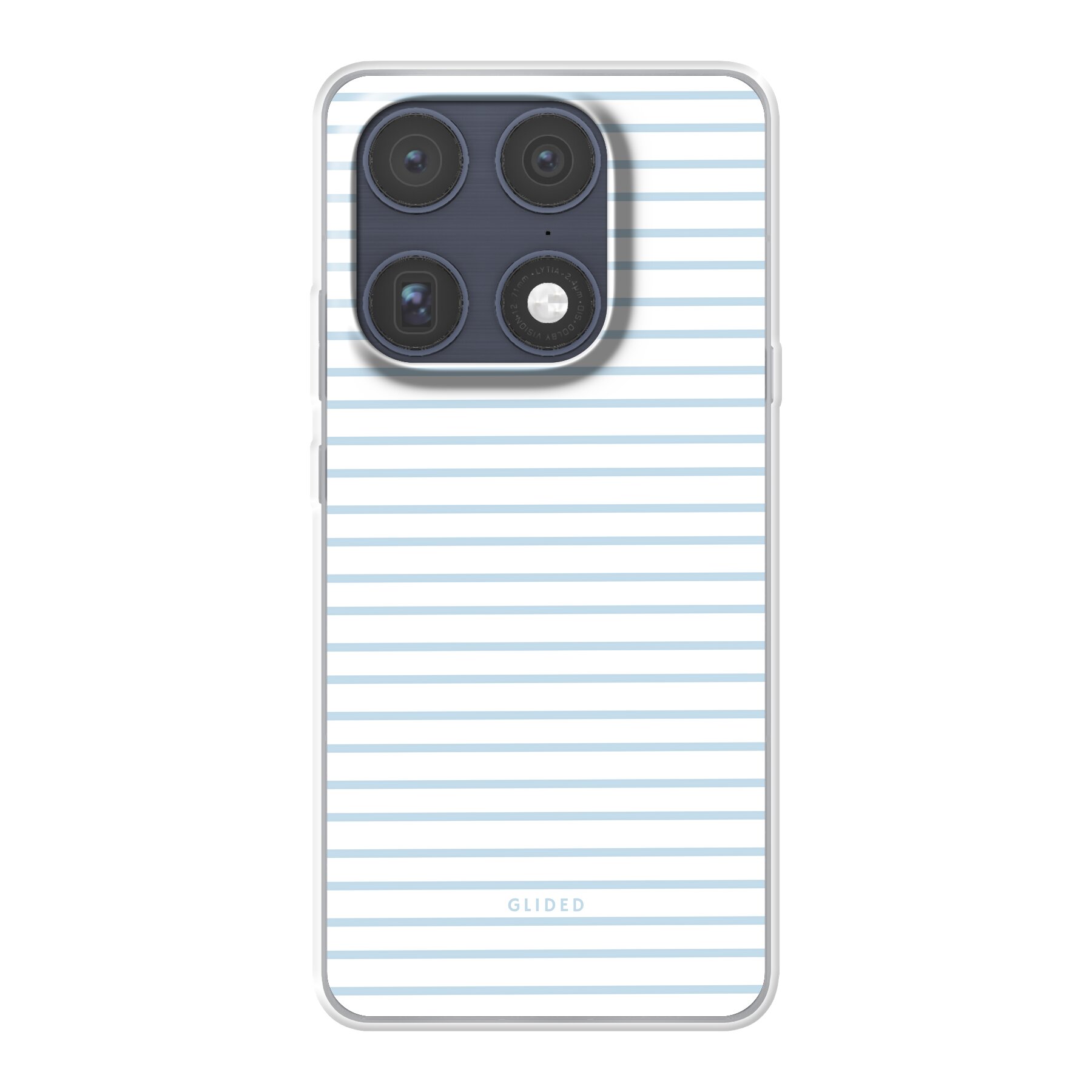 Blue & White Stripes - Motorola Signature Handyhülle