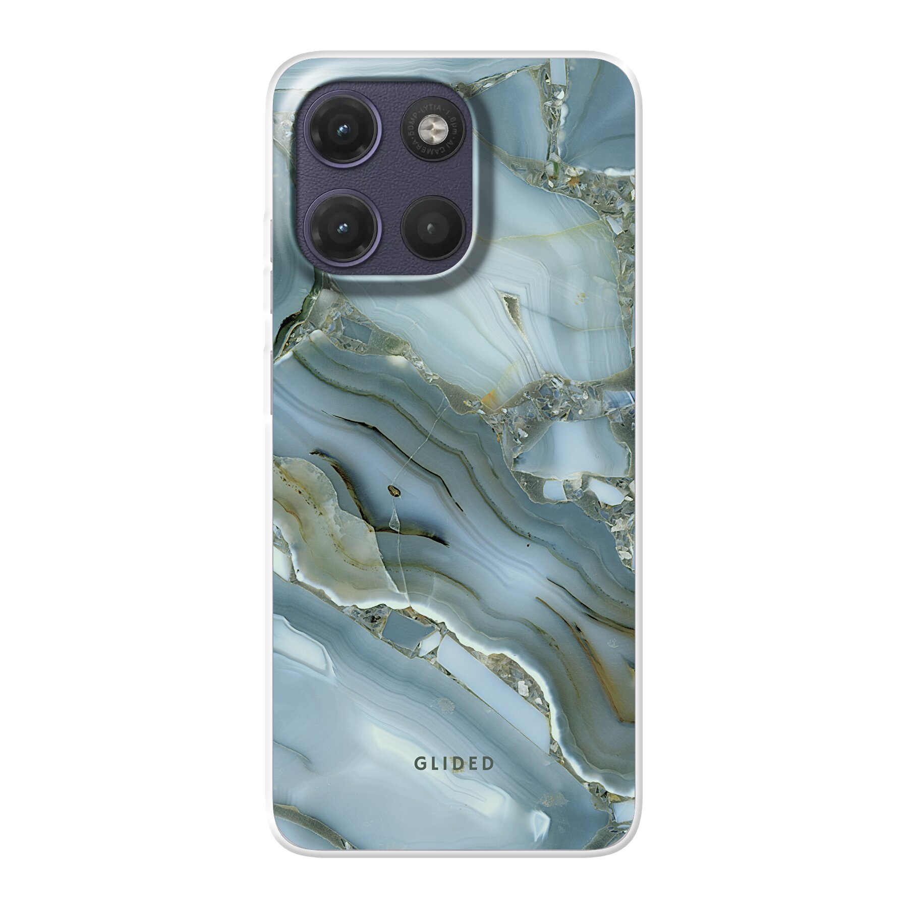 Green Marble - Motorola Moto G17 Power Handyhülle