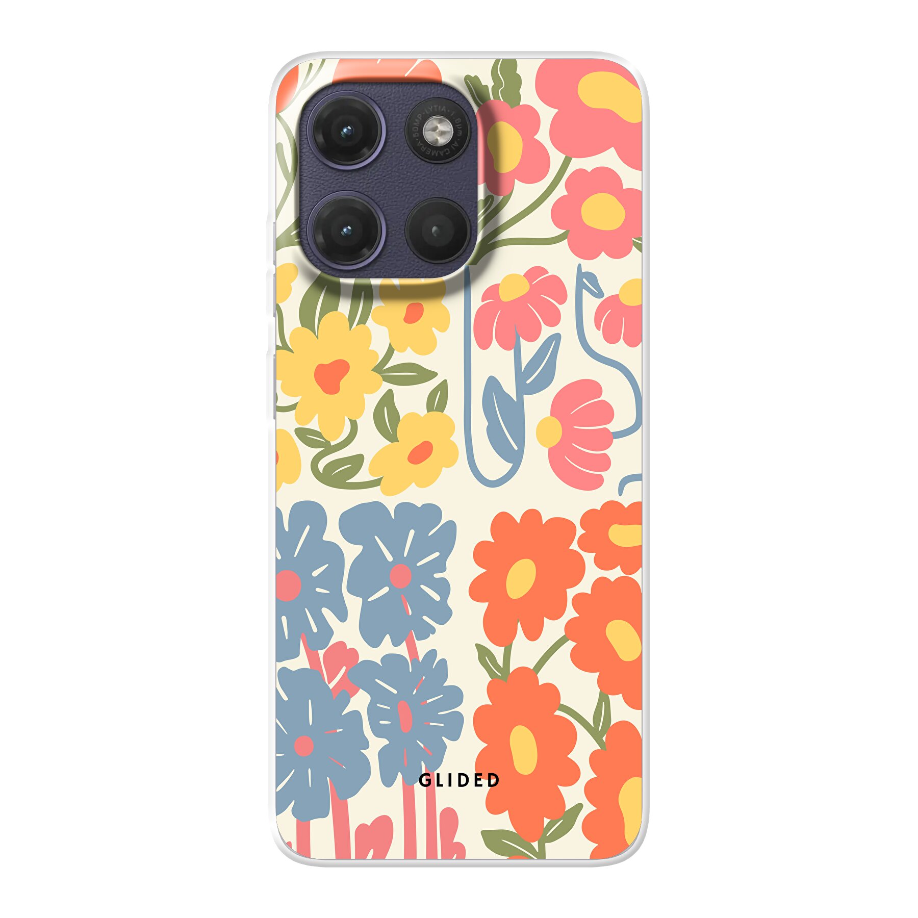 Colorful Flowy - Motorola Moto G17 Power Handyhülle