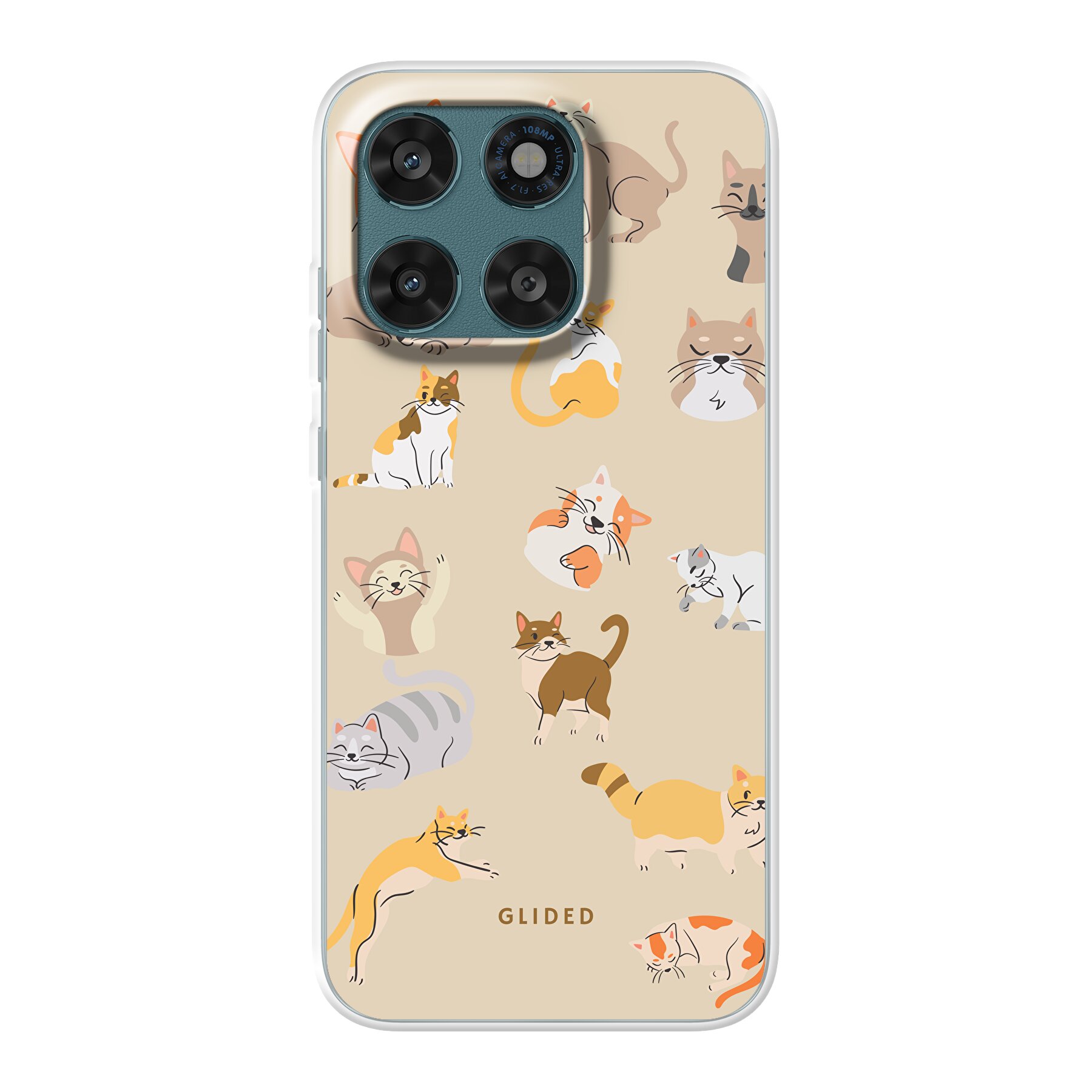 Meow - Motorola Moto G67 Handyhülle
