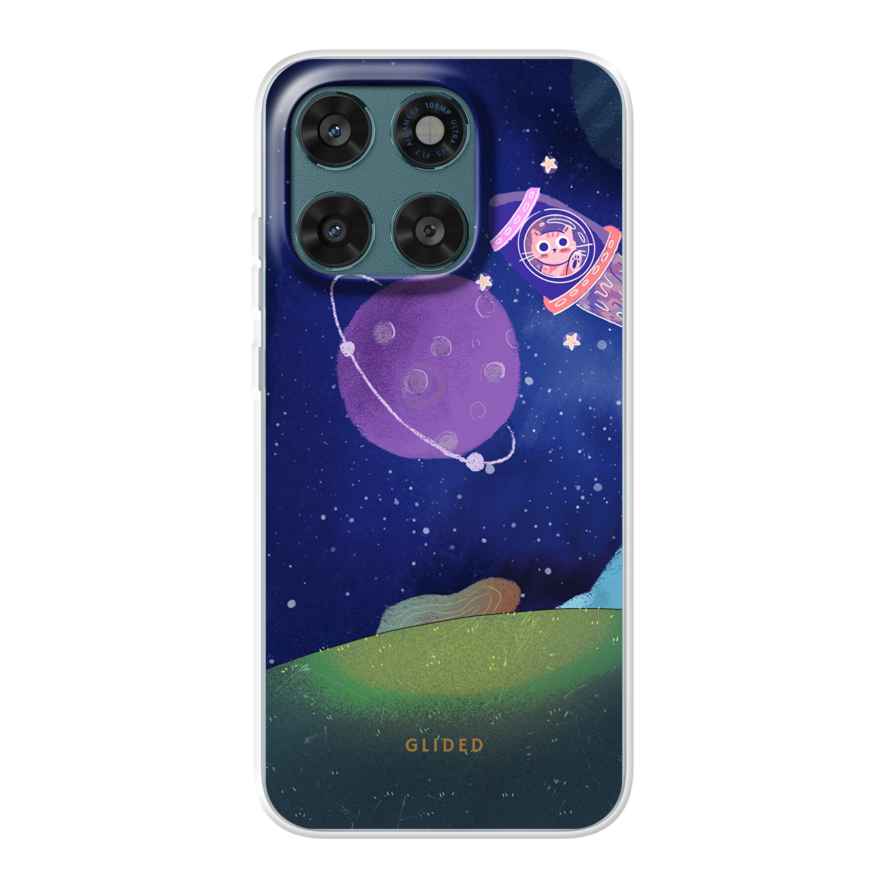 Galaxy Cat - Motorola Moto G67 Handyhülle