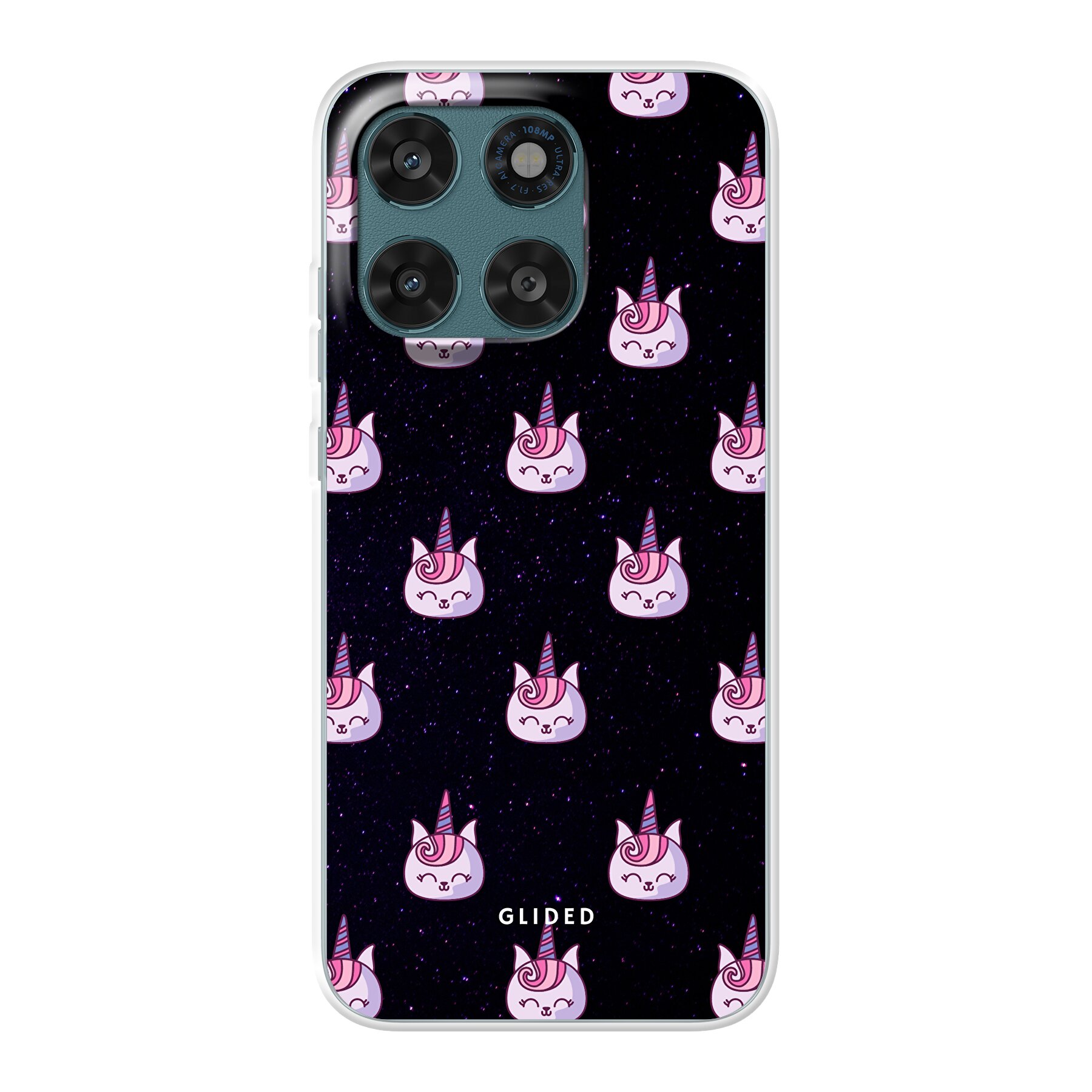 Unicorn Meow - Motorola Moto G67 Handyhülle