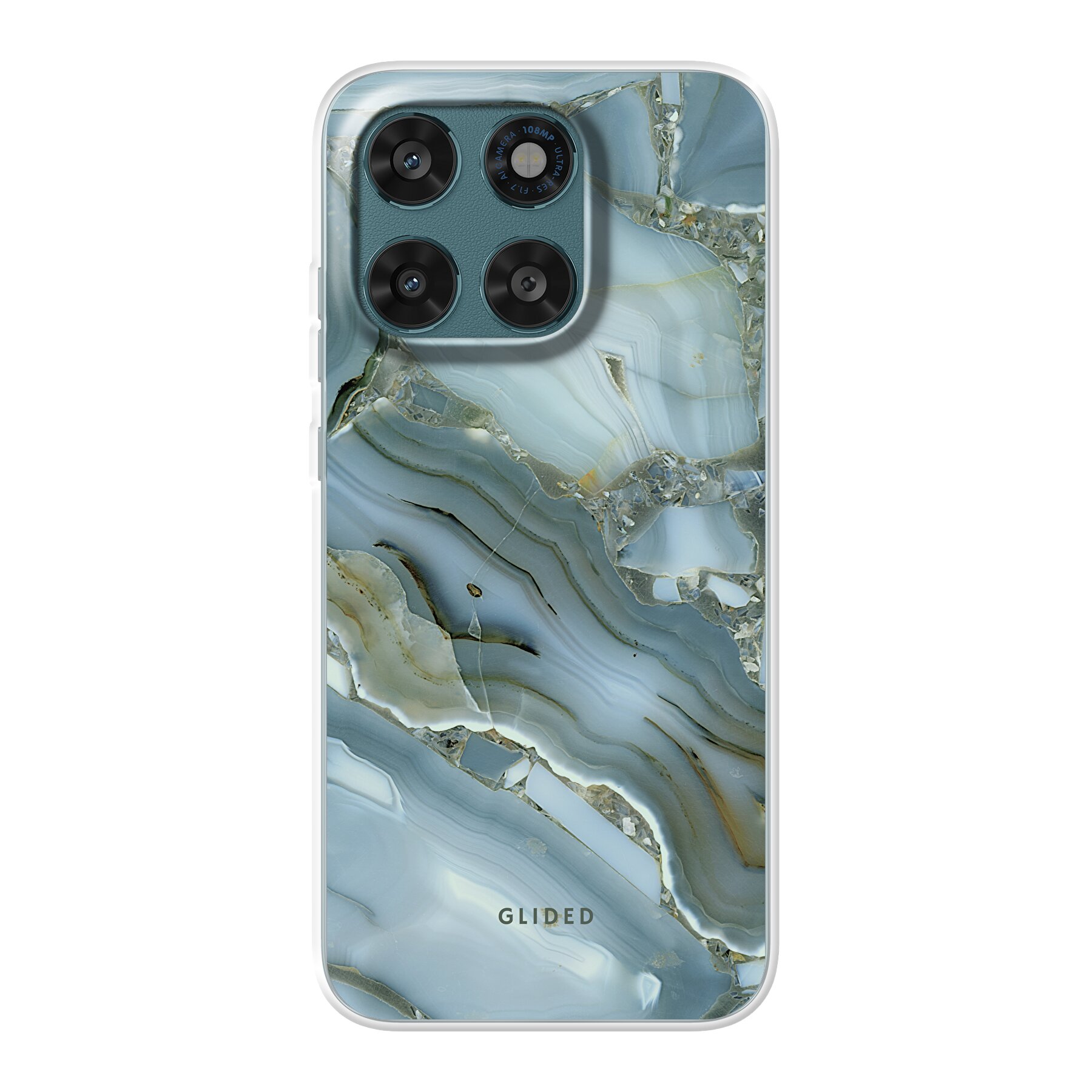 Green Marble - Motorola Moto G67 Handyhülle