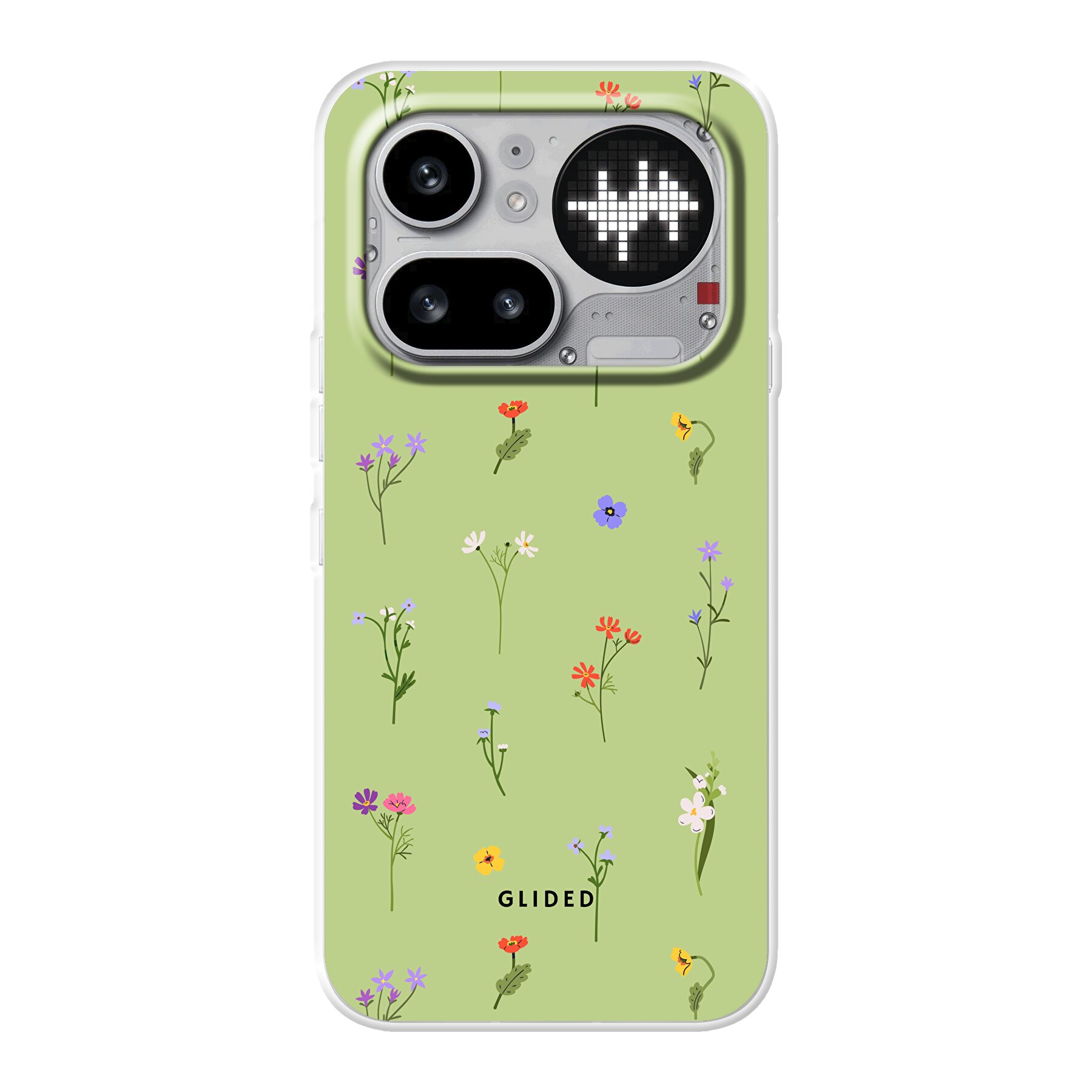 Green Floral - Nothing Phone 4a Pro Handyhülle