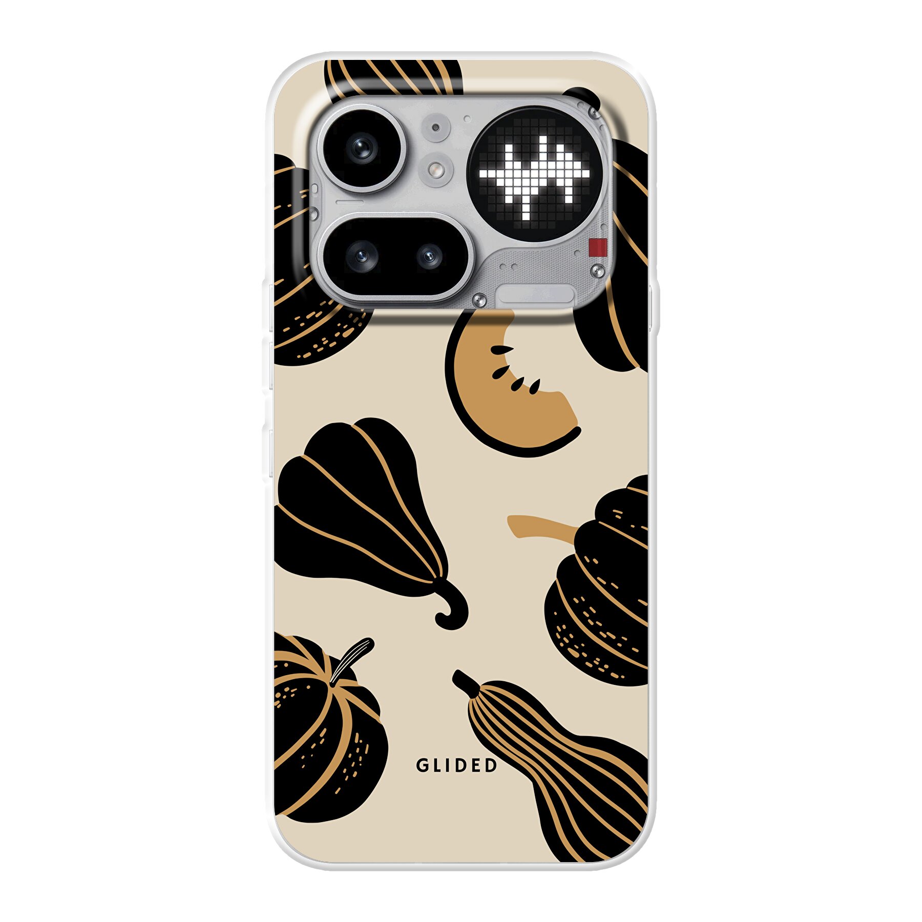 Beige and Black Pumpkin - Nothing Phone 4a Pro Handyhülle