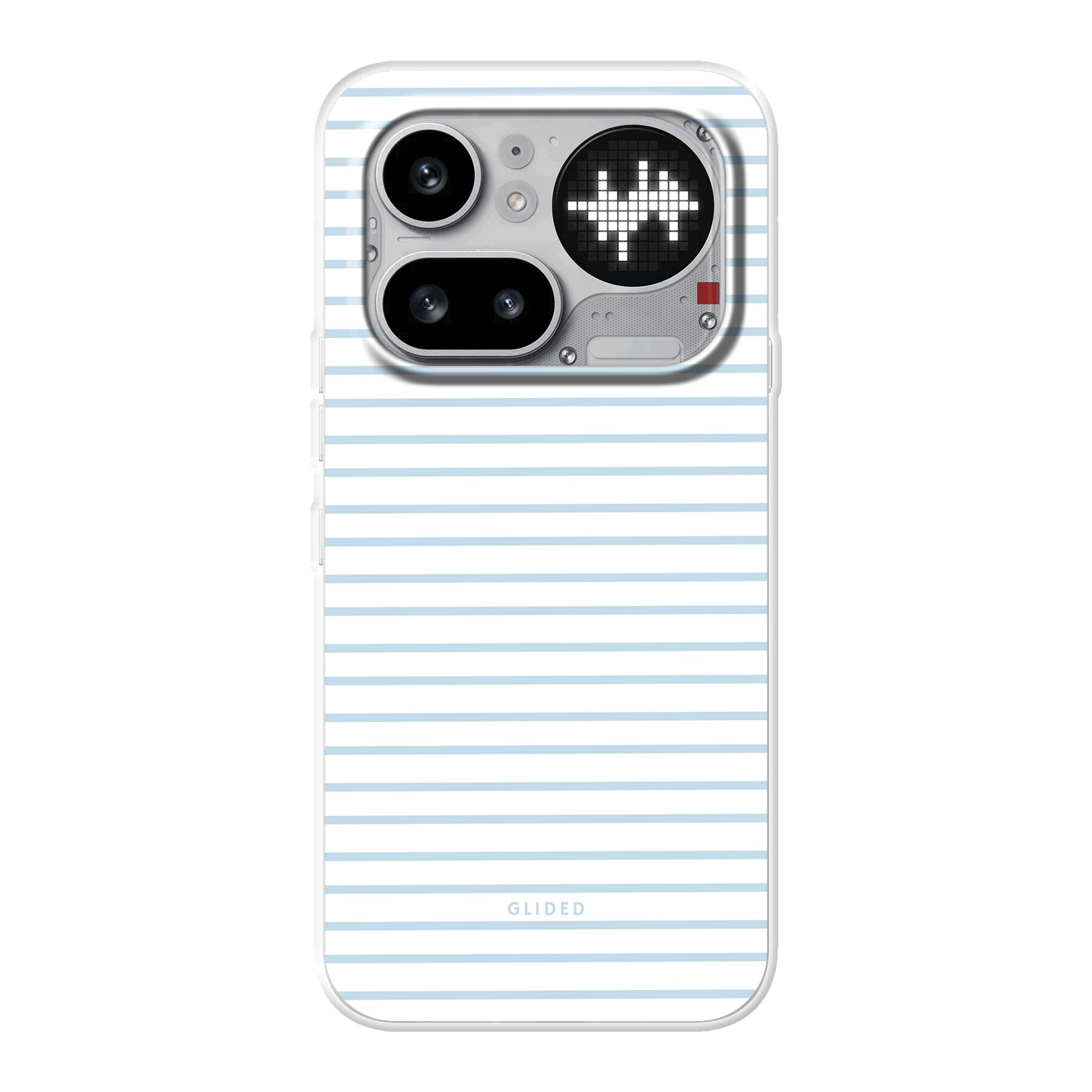 Blue & White Stripes - Nothing Phone 4a Pro Handyhülle
