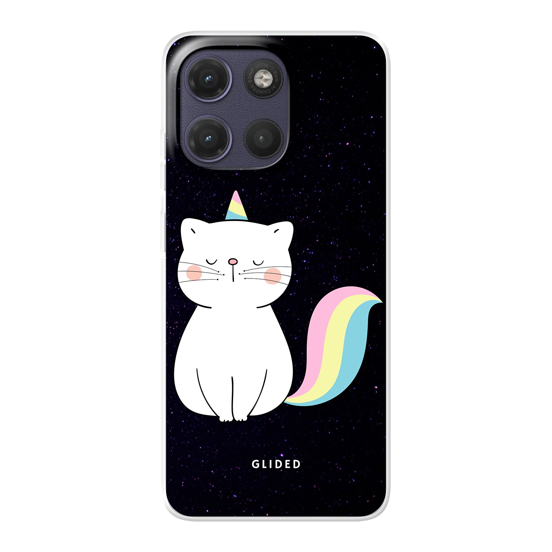 Unicorn Cat - Motorola Moto G17 Handyhülle