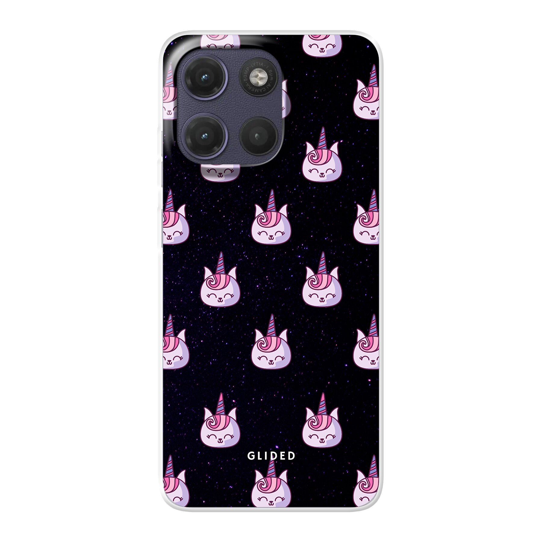 Unicorn Meow - Motorola Moto G17 Handyhülle