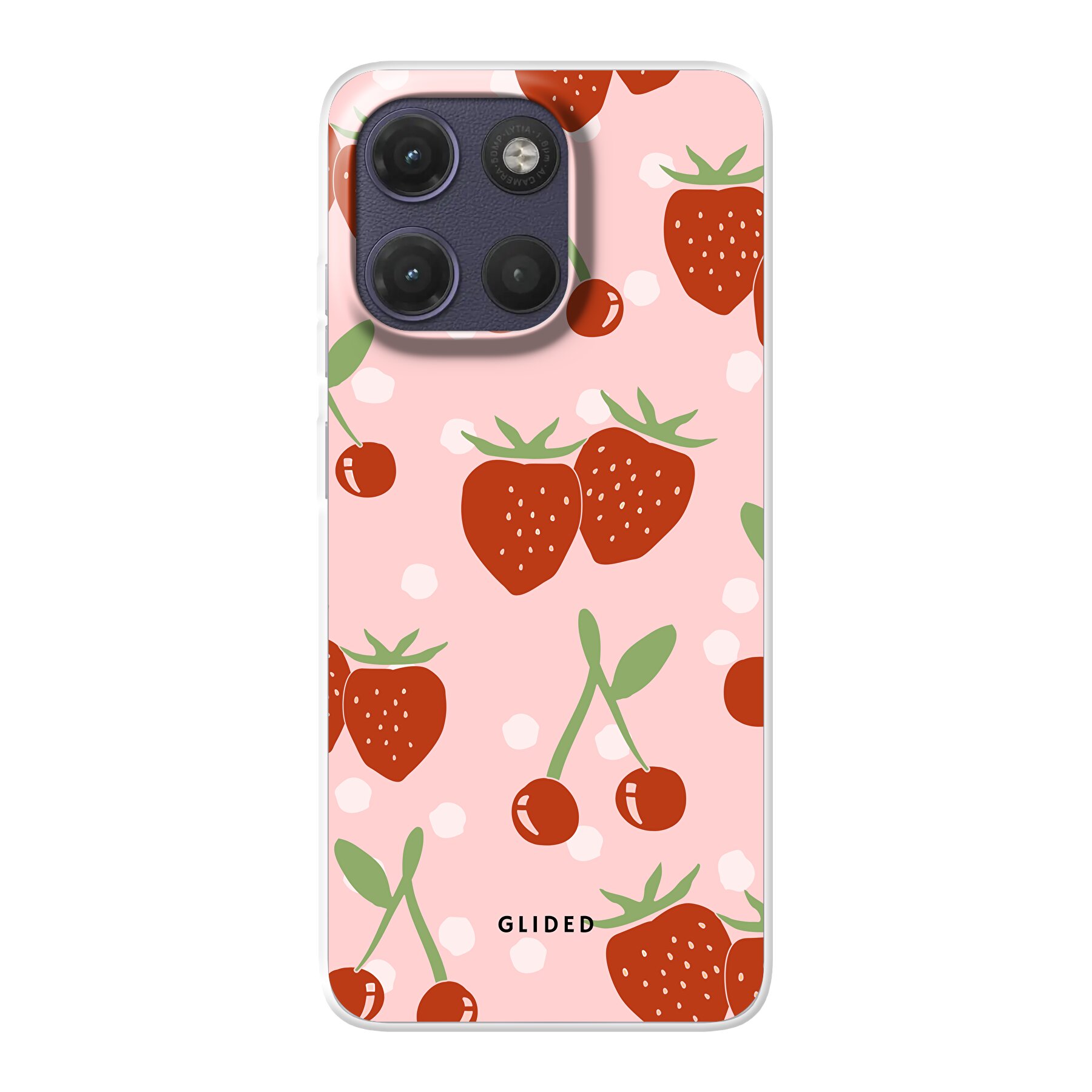 Cherry meets Strawberry - Motorola Moto G17 Handyhülle