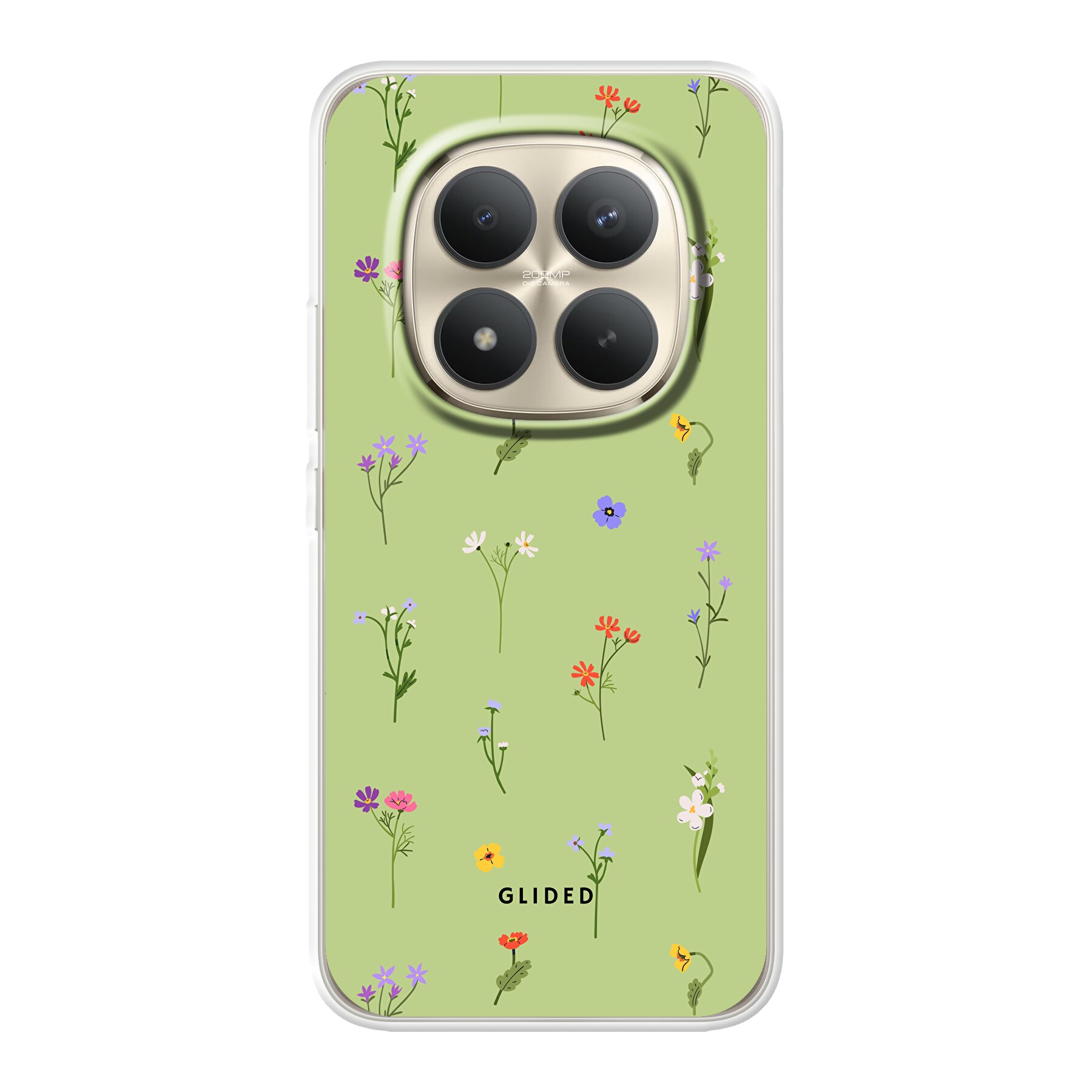 Green Floral - Xiaomi Redmi Note 15 Pro+ Handyhülle