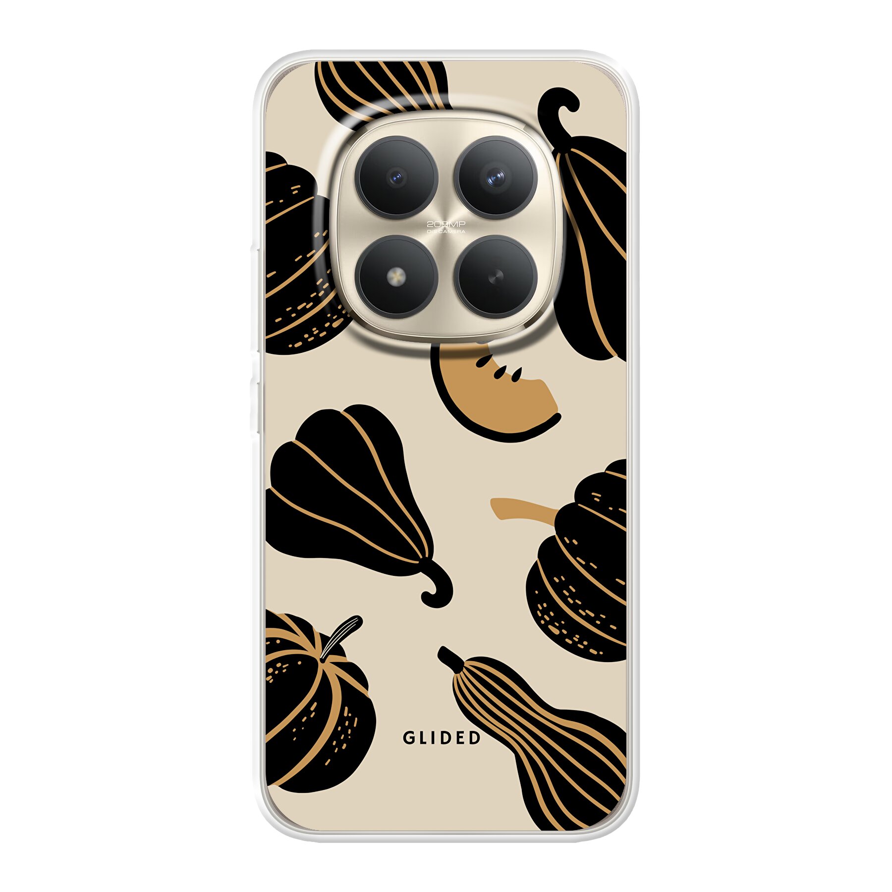 Beige and Black Pumpkin - Xiaomi Redmi Note 15 Pro+ Handyhülle