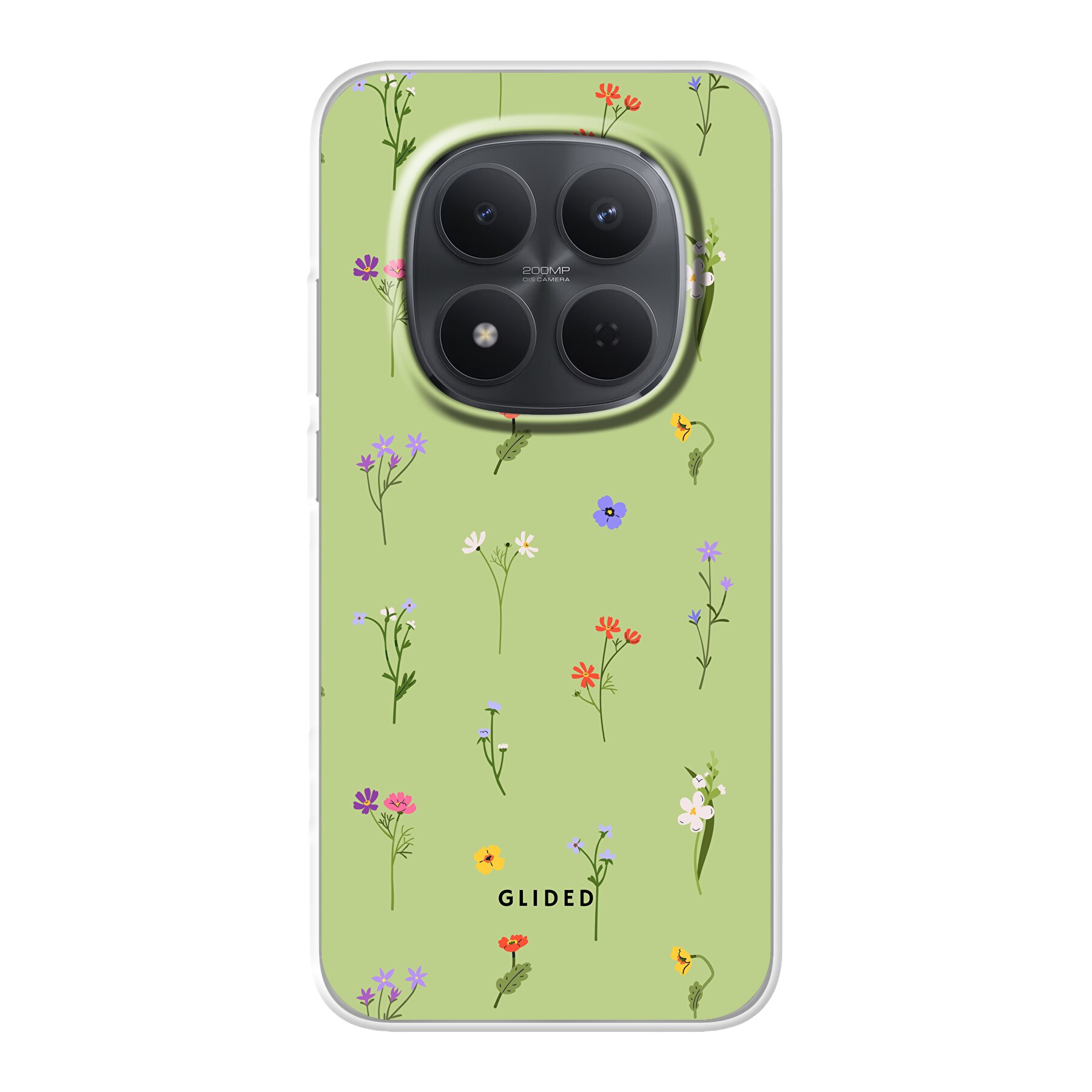 Green Floral - Xiaomi Redmi Note 15 Pro 5G Handyhülle