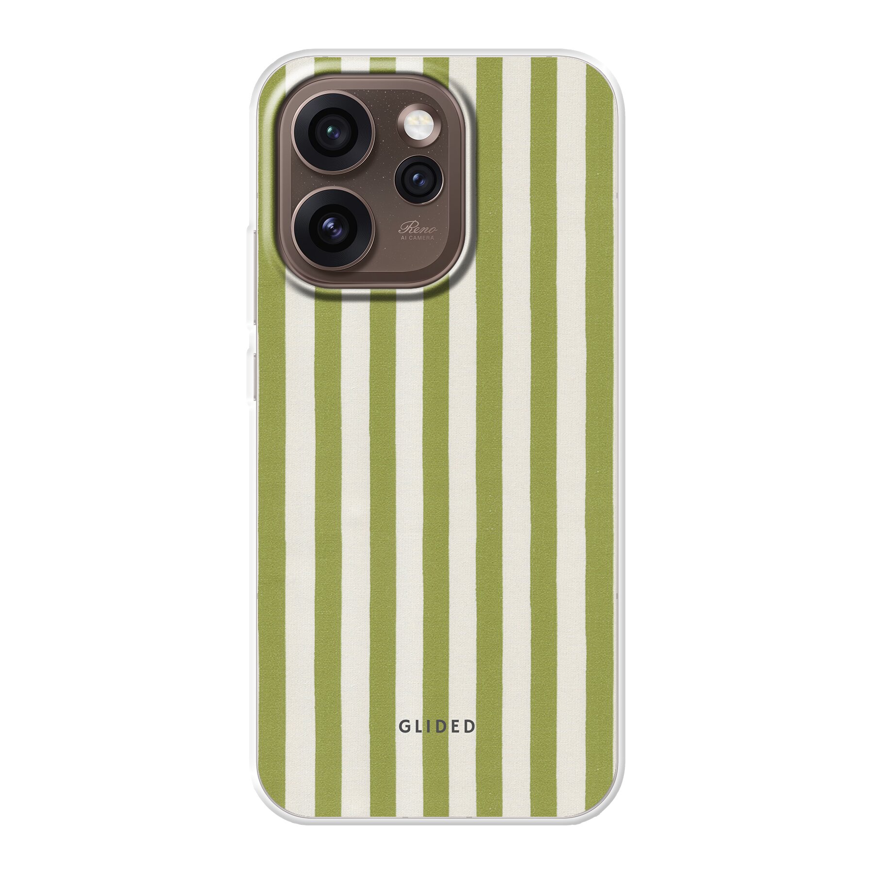 Green and Cream - Oppo Reno15 Pro Max Handyhülle