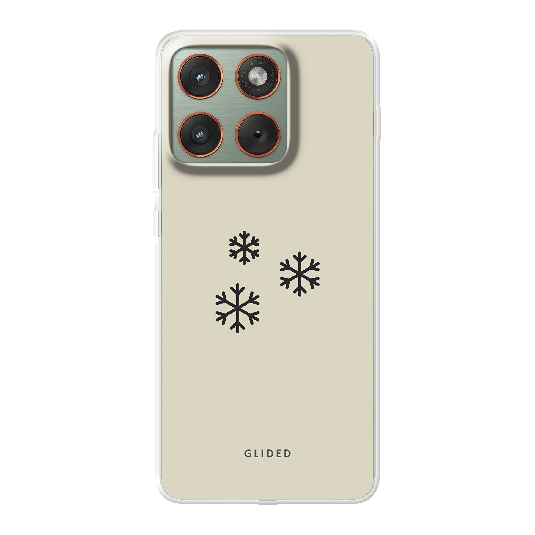Snowflakes - Motorola Edge 70 Handyhülle