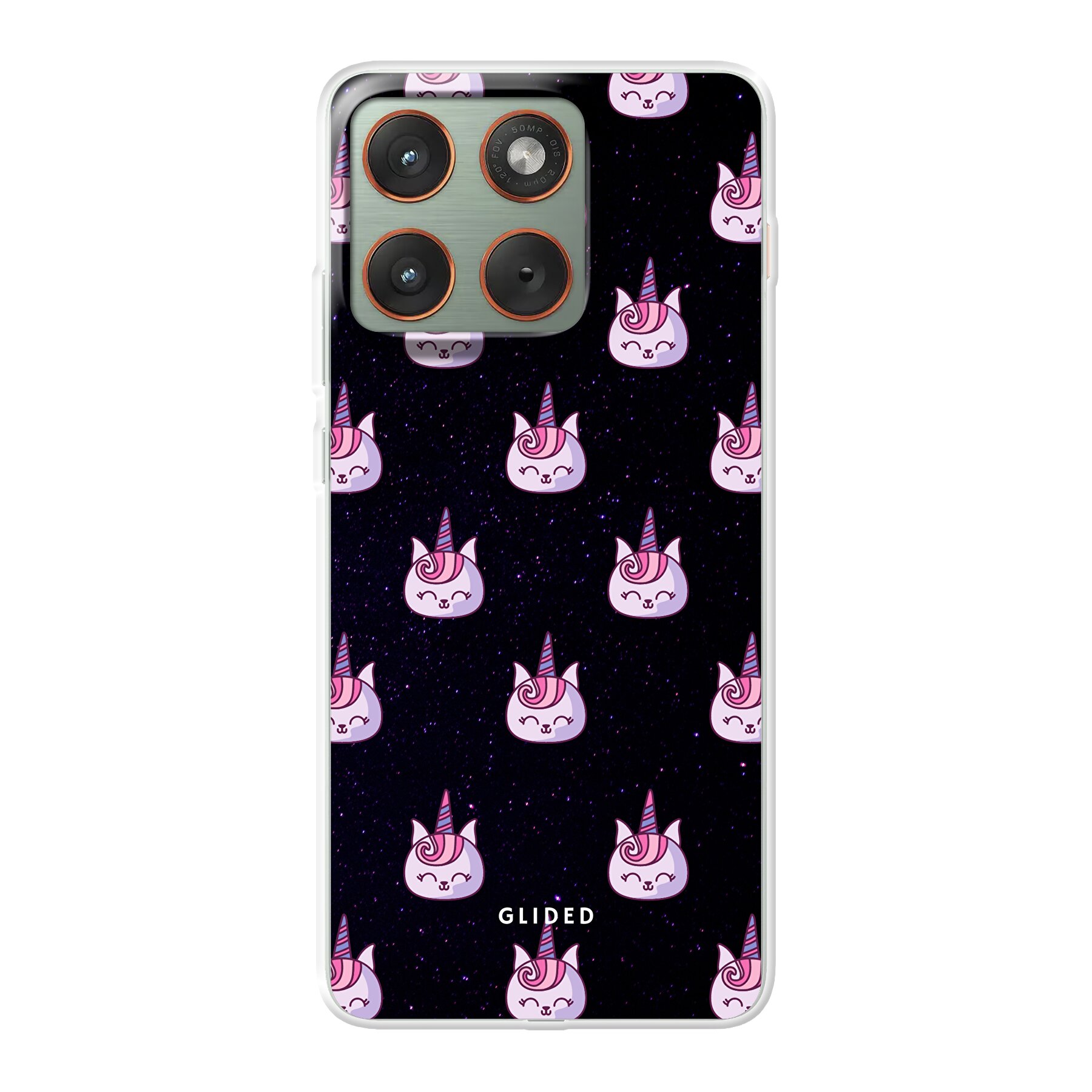 Unicorn Meow - Motorola Edge 70 Handyhülle