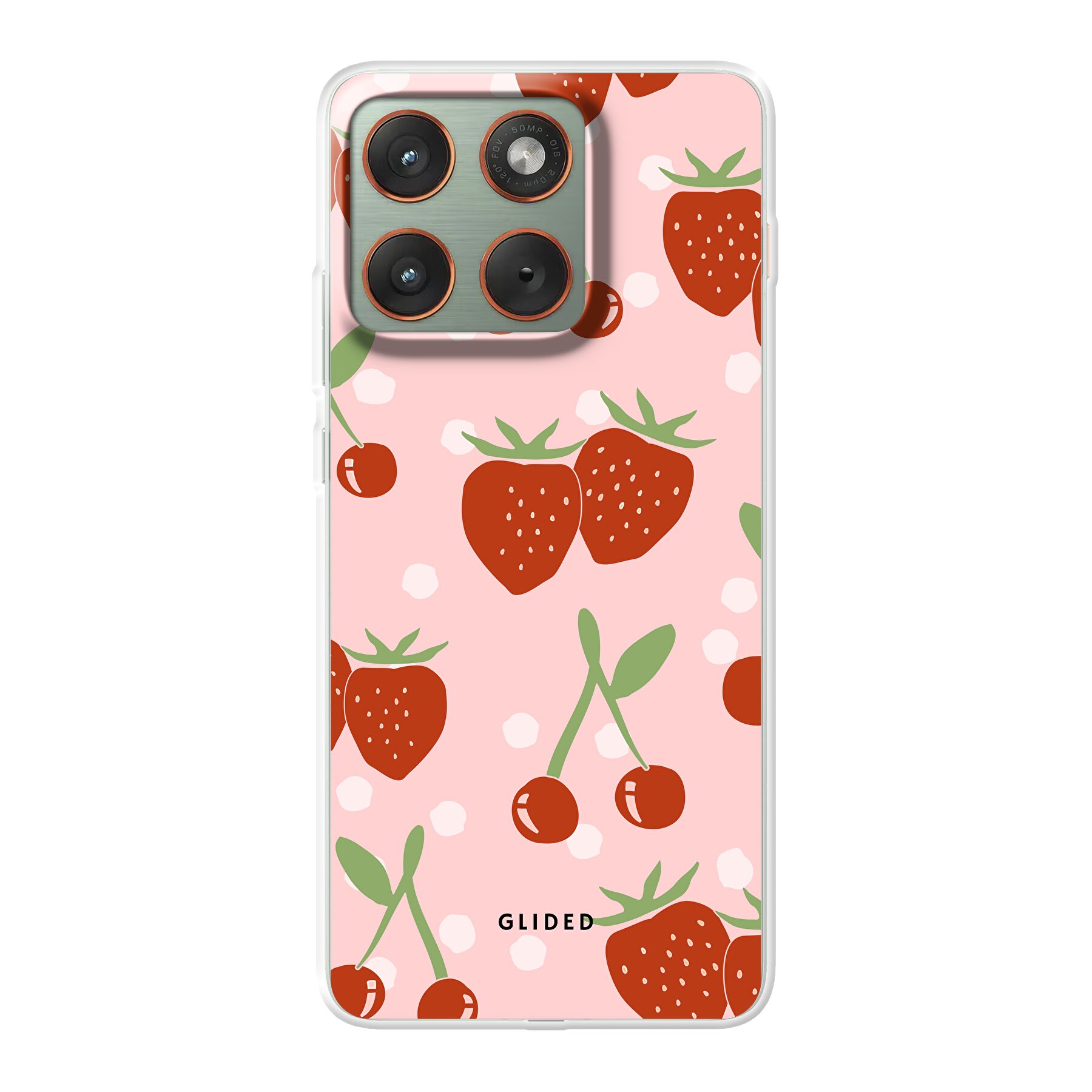 Cherry meets Strawberry - Motorola Edge 70 Handyhülle
