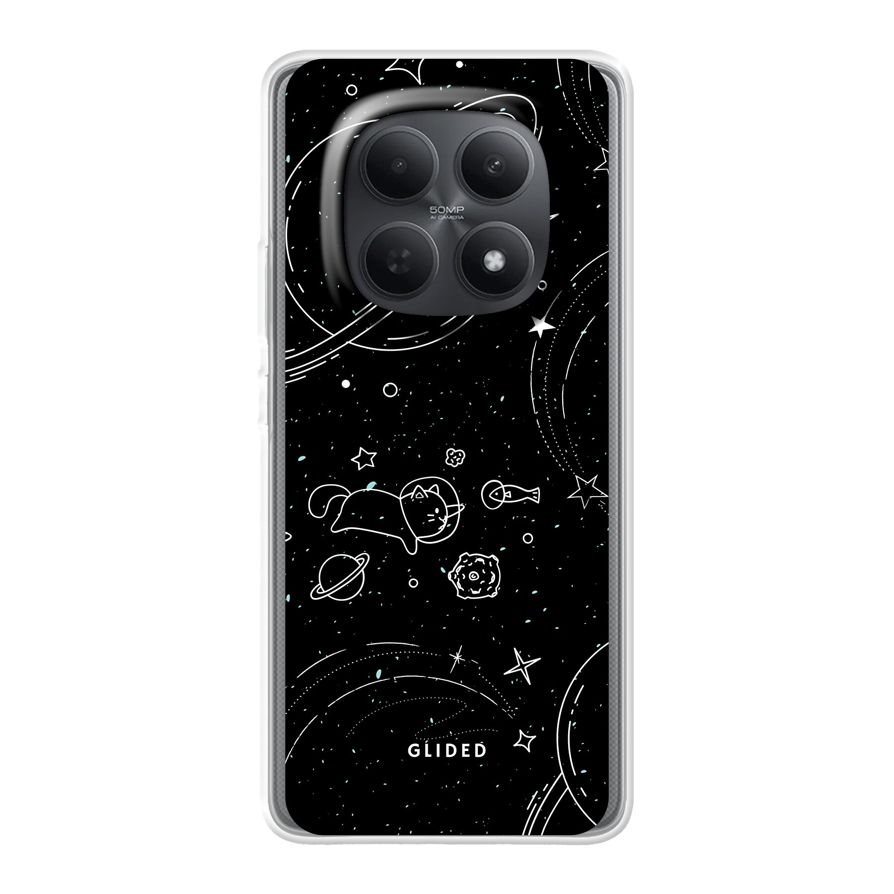 Cosmic Cat - Xiaomi Redmi Note 15 Handyhülle