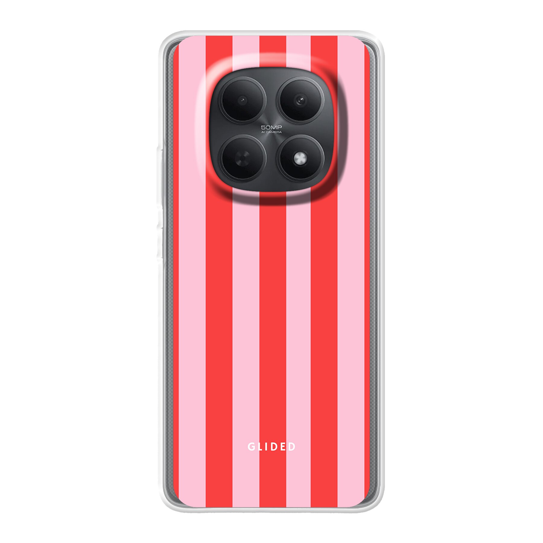 Red & Pink - Xiaomi Redmi Note 15 Handyhülle