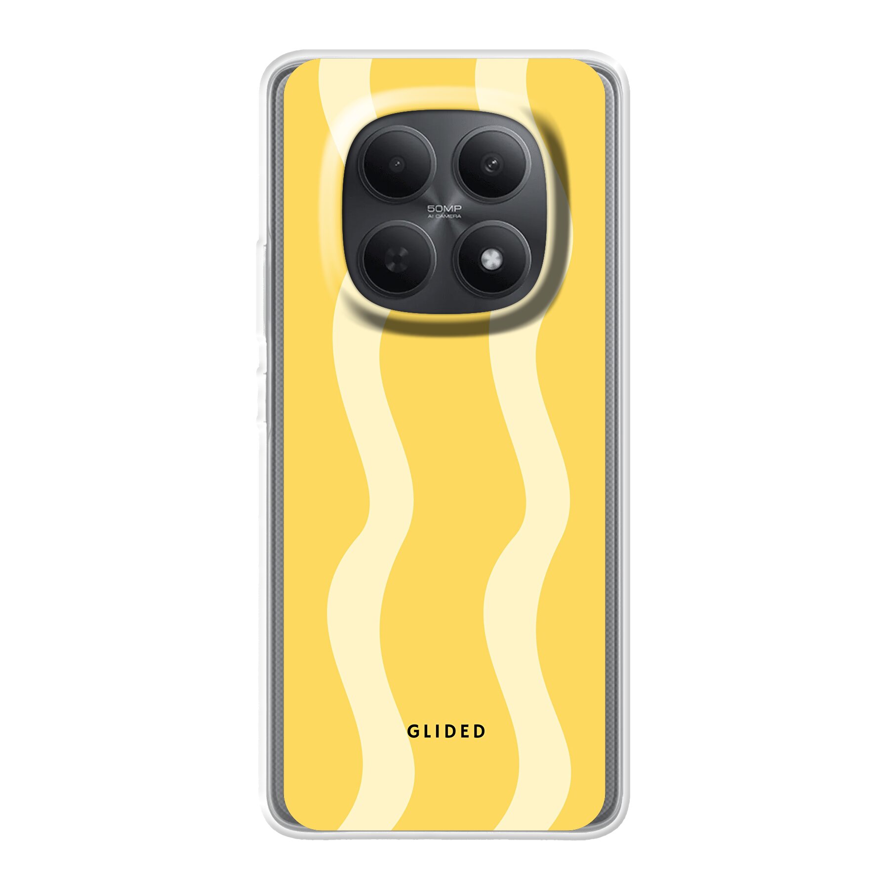 Yellow Wavy - Xiaomi Redmi Note 15 Handyhülle
