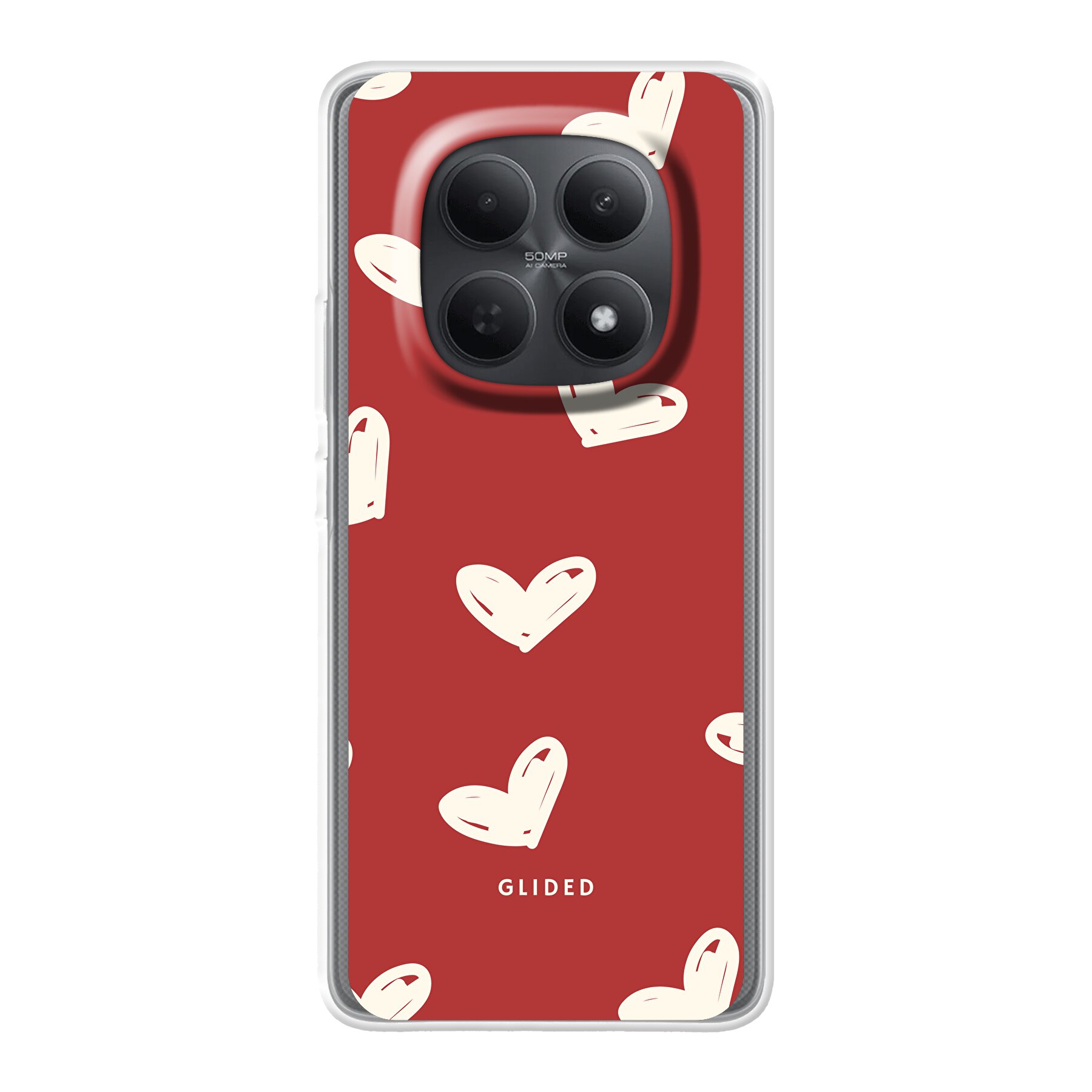 Red Love - Xiaomi Poco M8 Handyhülle