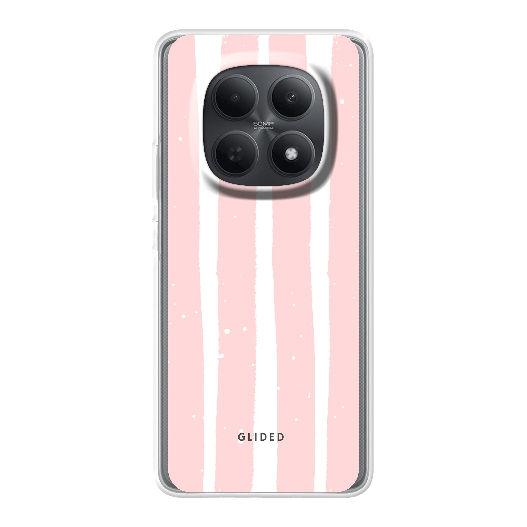 Pink Stripes - Xiaomi Poco M8 Handyhülle