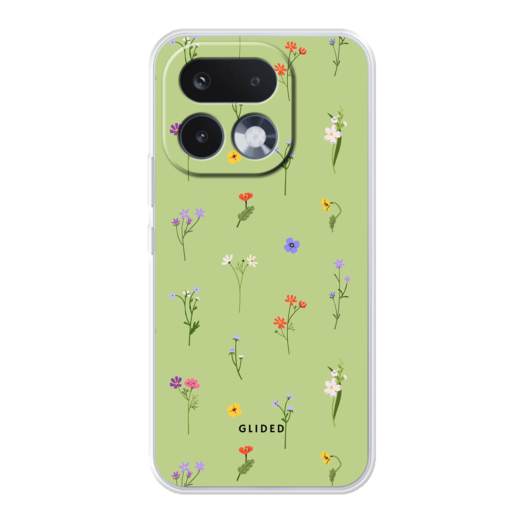 Productafbeelding Green Floral - Realme 16 Pro Handyhülle