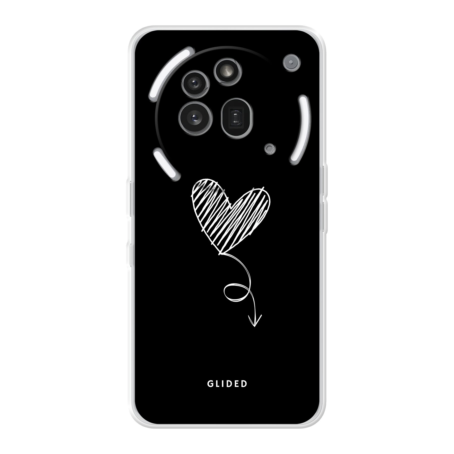 Dark Heart - Nothing Phone 3a Pro Handyhülle