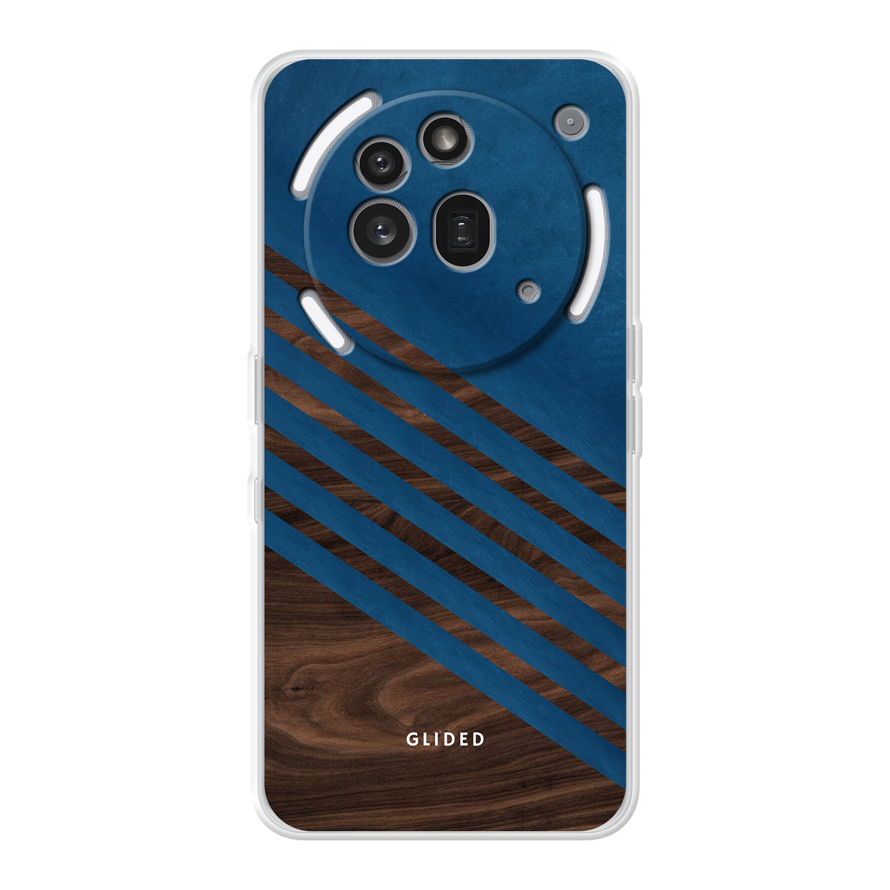Blue Wood - Nothing Phone 3a Pro Handyhülle