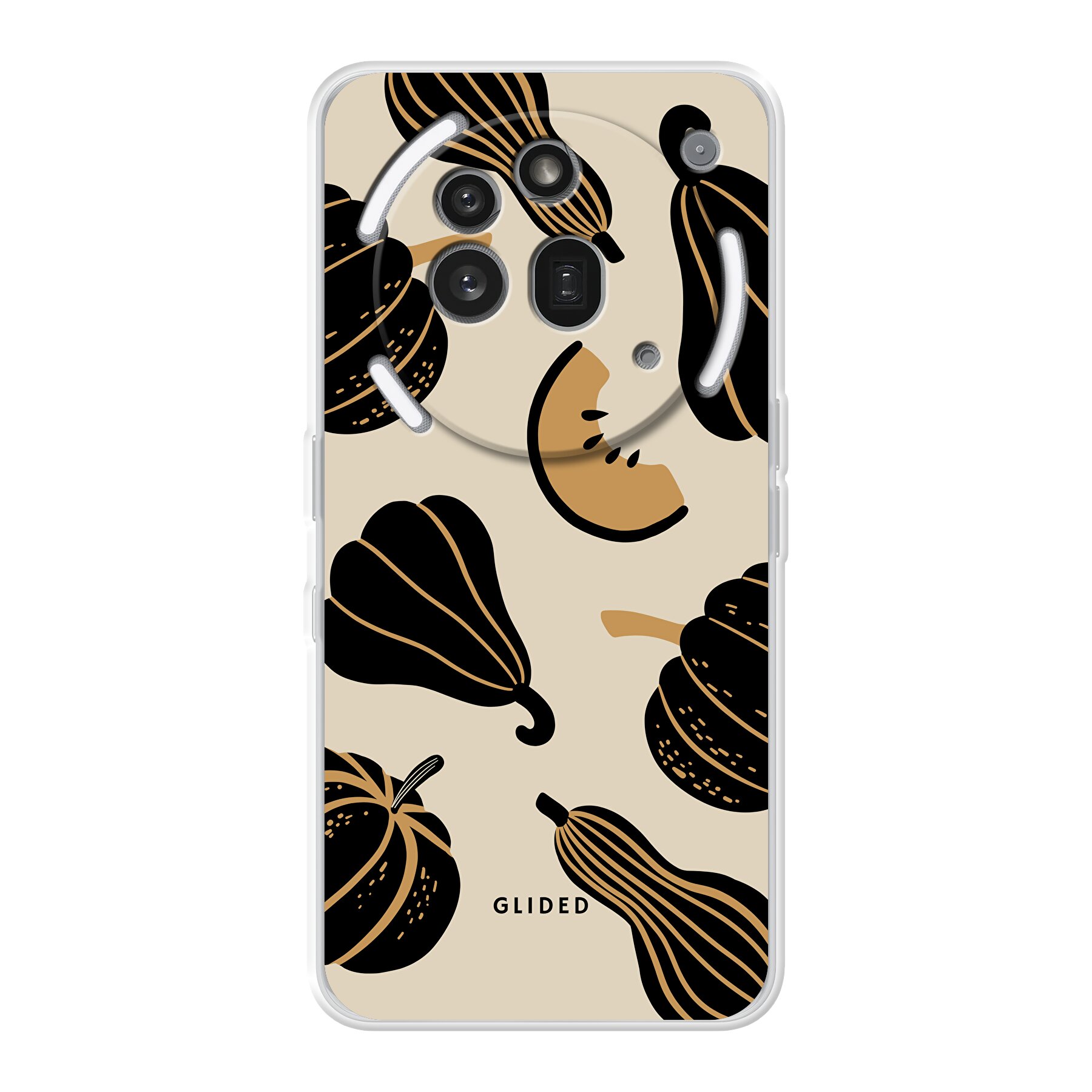 Beige and Black Pumpkin - Nothing Phone 3a Pro Handyhülle