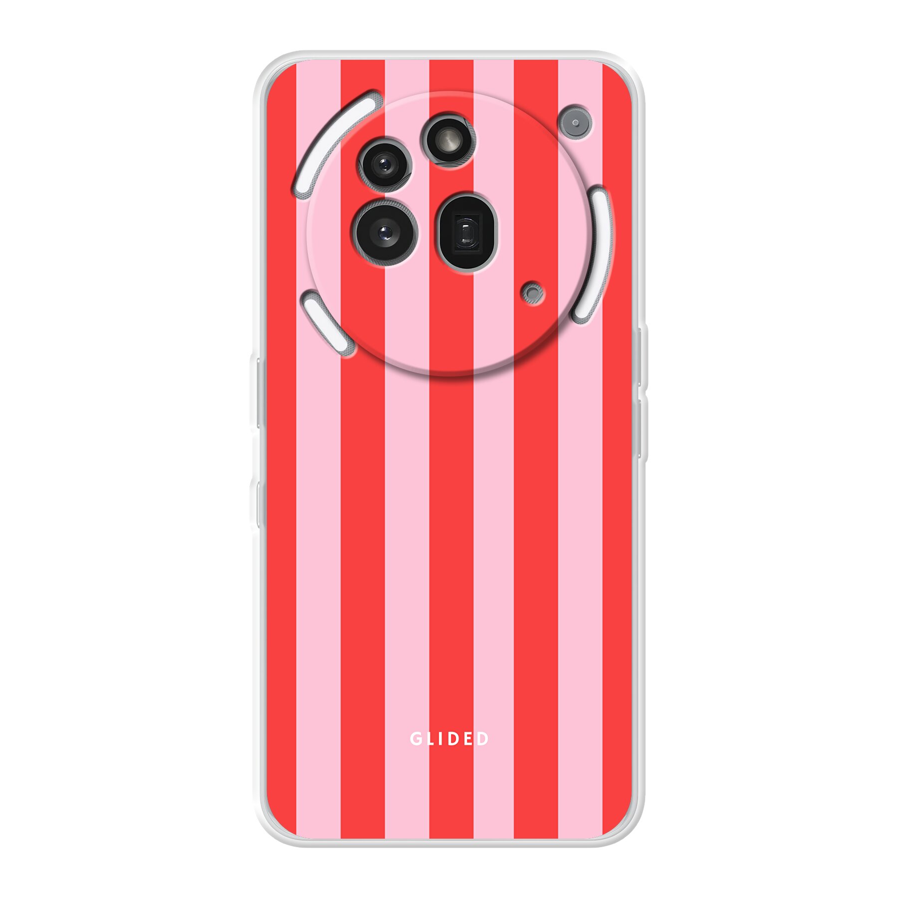 Red & Pink - Nothing Phone 3a Pro Handyhülle