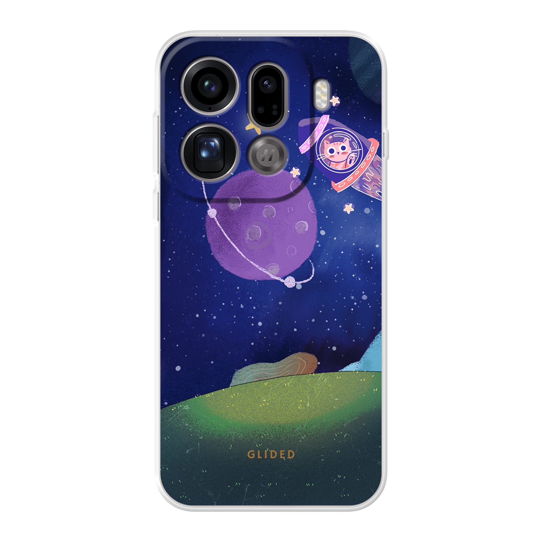 Galaxy Cat - Oppo Find X9 Pro Handyhülle