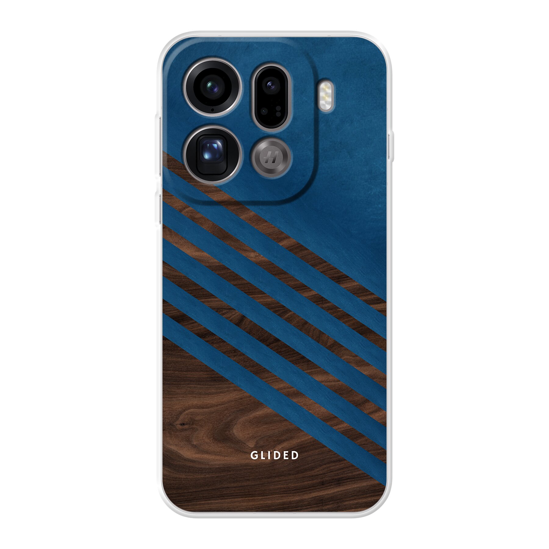 Blue Wood - Oppo Find X9 Pro Handyhülle