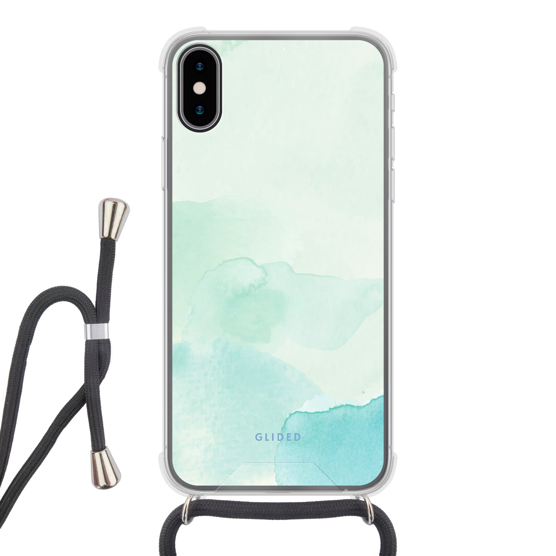 Produktbild Turquoise Art - iPhone X/Xs Handyhülle