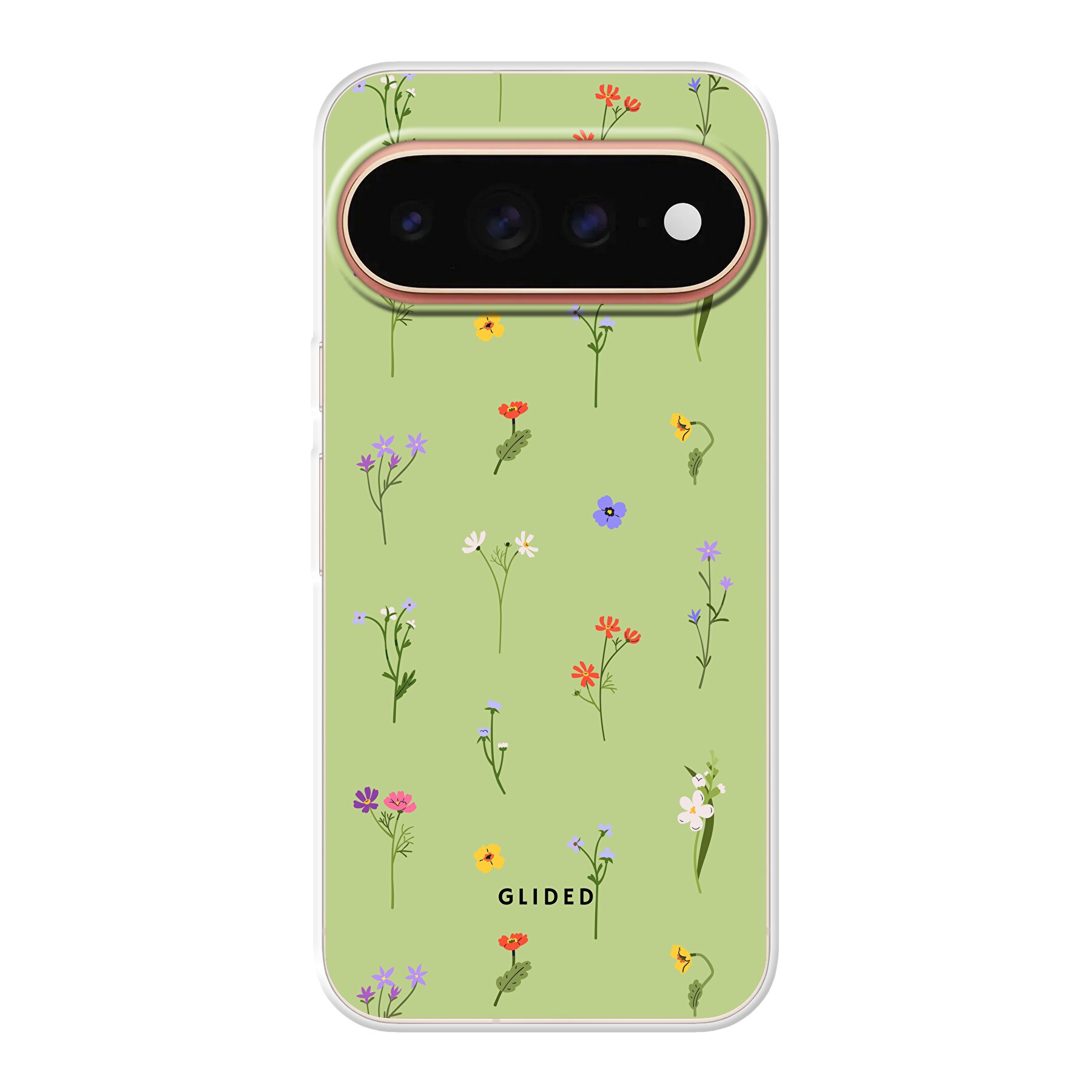 Produktbild Green Floral - Google Pixel 11 Pro Handyhülle