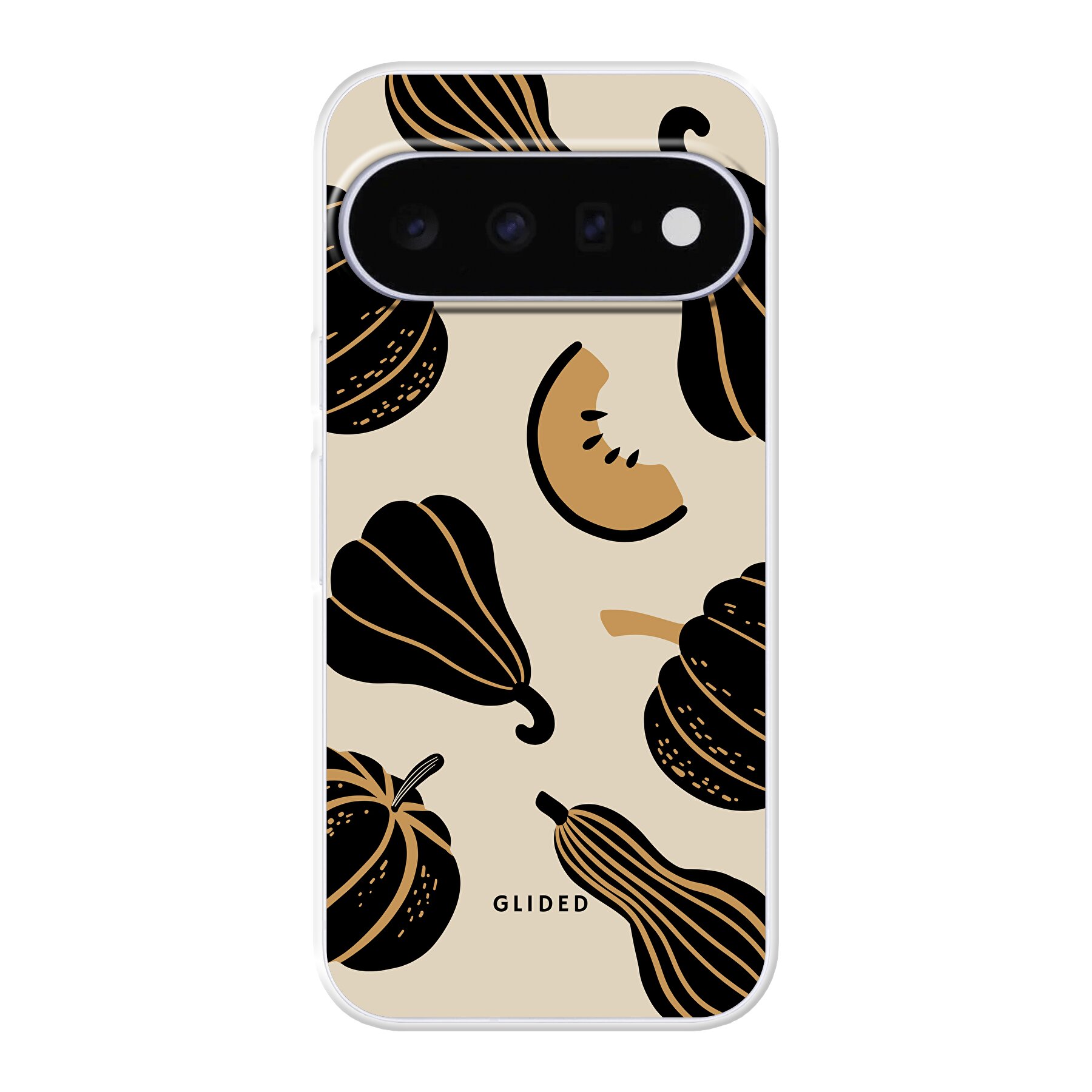Product image Beige and Black Pumpkin - Google Pixel 11 Pro XL Phone case