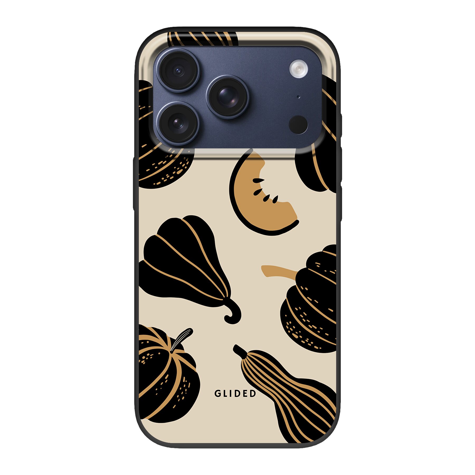 Product image Beige and Black Pumpkin - iPhone 18 Pro Phone case