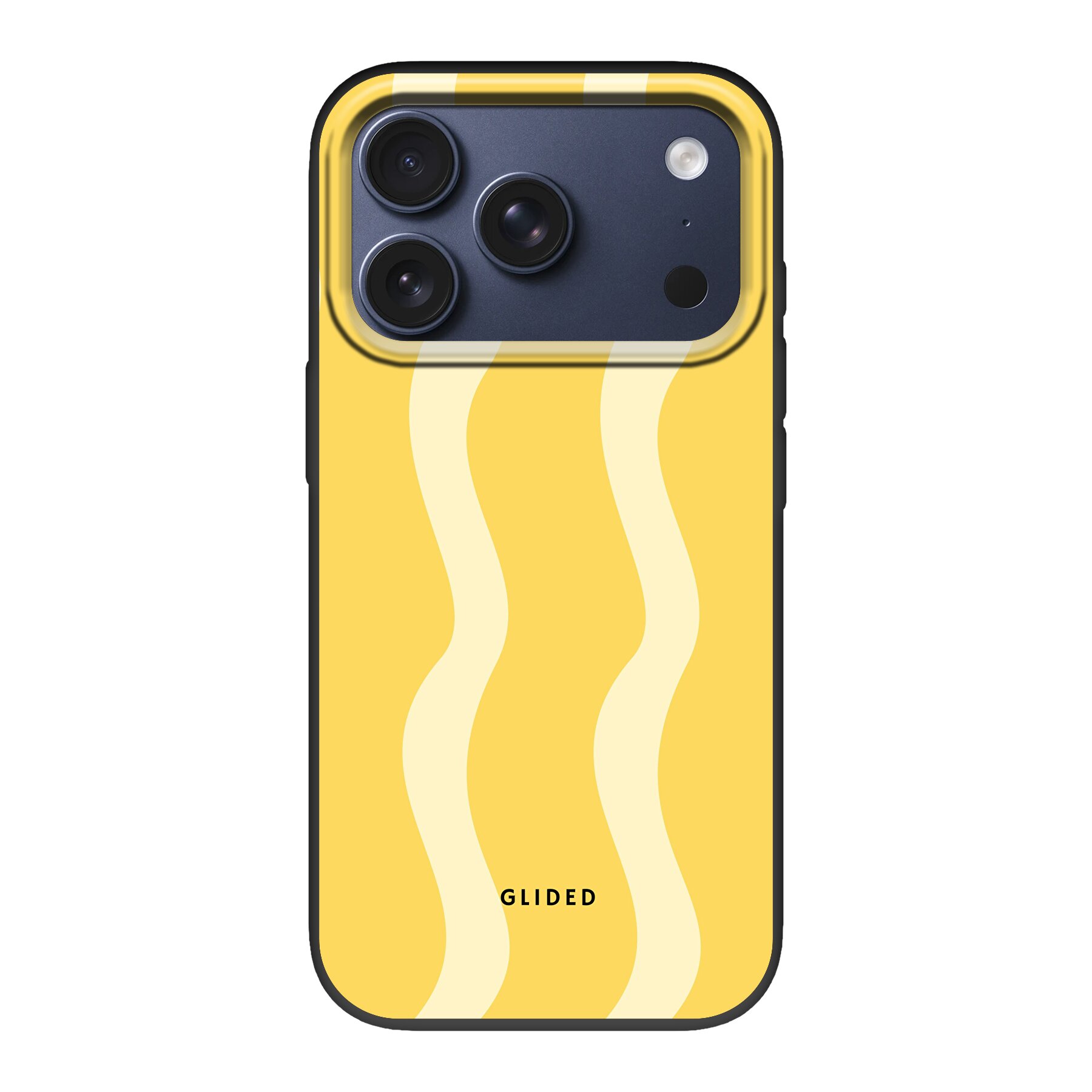 Product image Yellow Wavy - iPhone 18 Pro Phone case