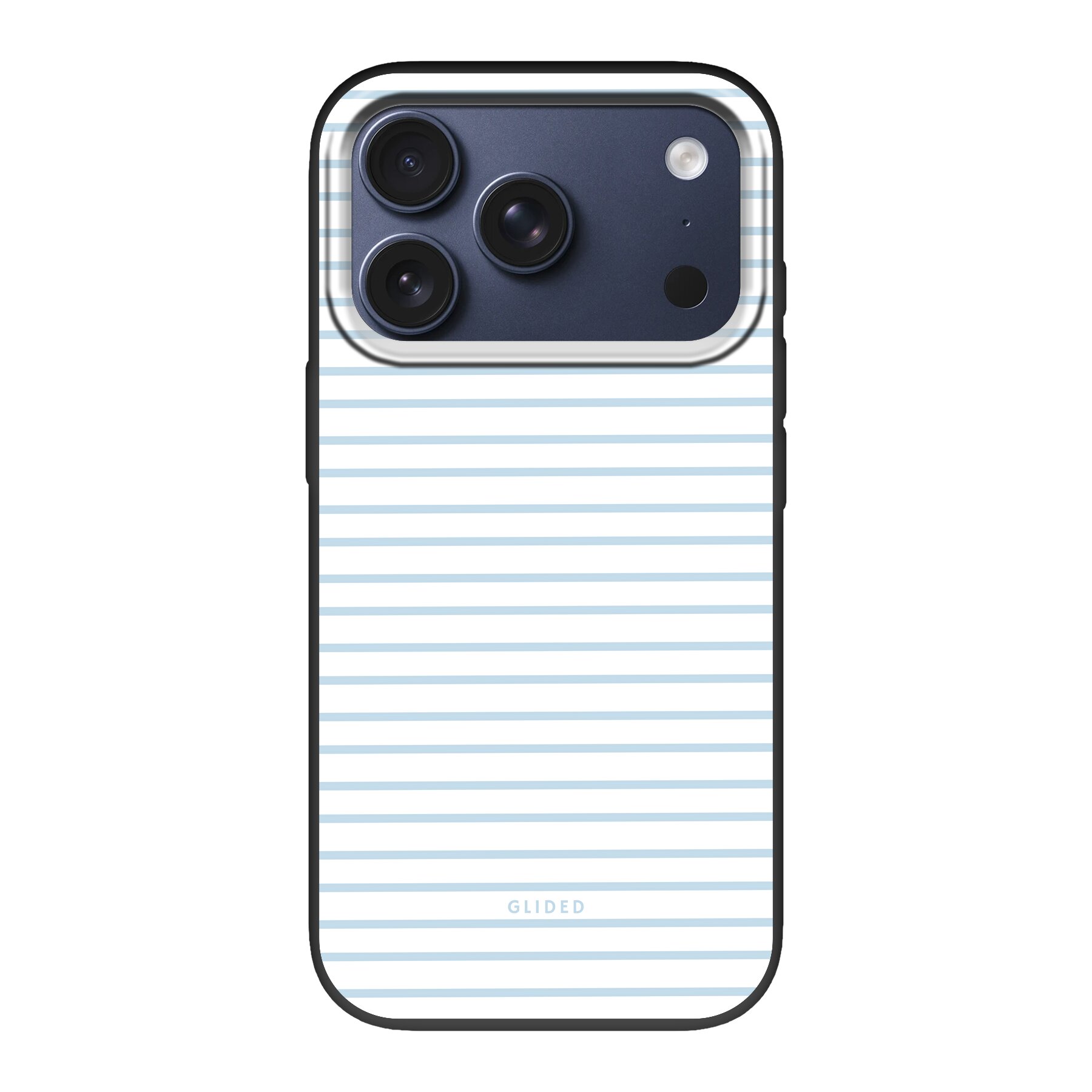 Product image Blue & White Stripes - iPhone 18 Pro Phone case