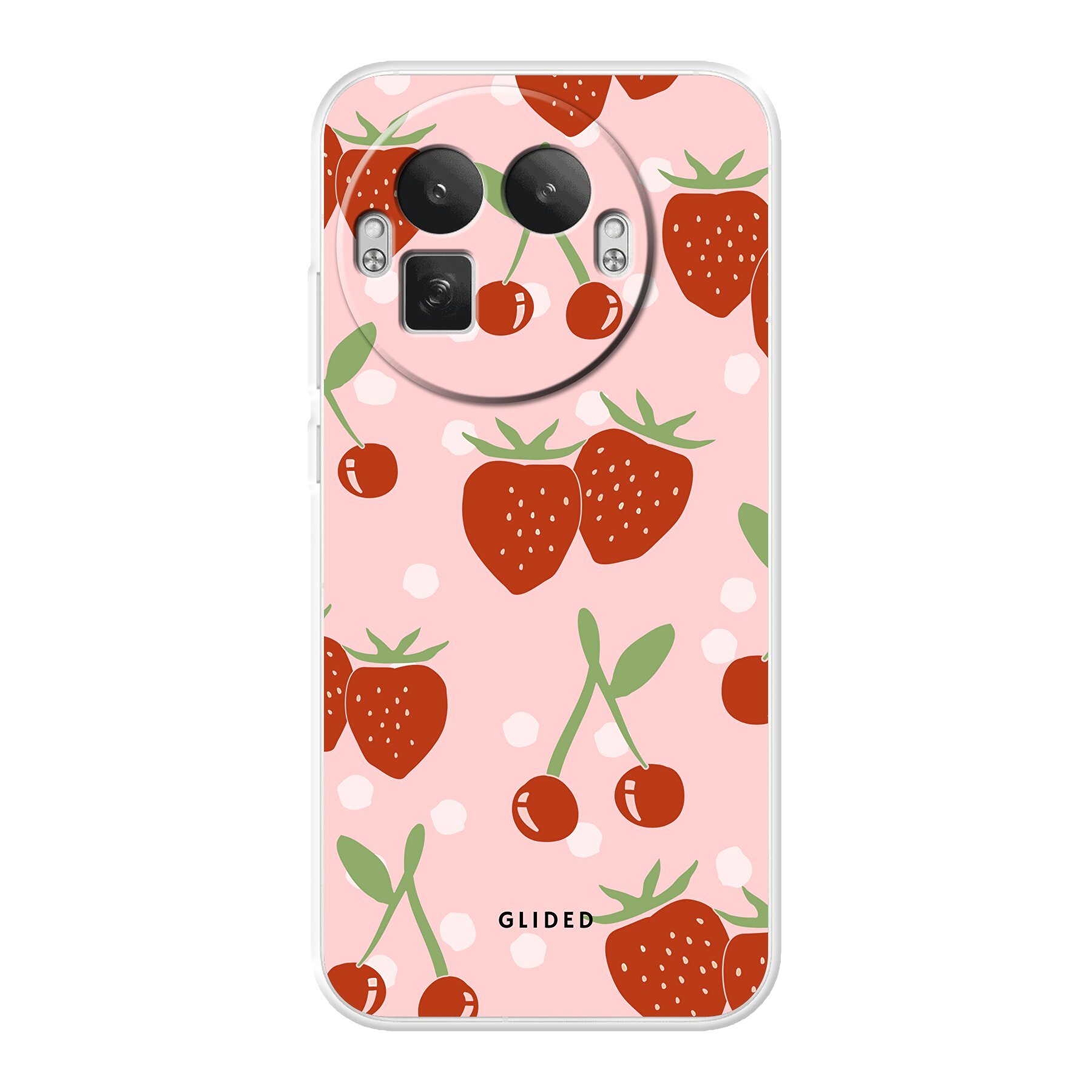 Image du produit Cherry meets Strawberry - Realme GT 8 Pro Coque de téléphone
